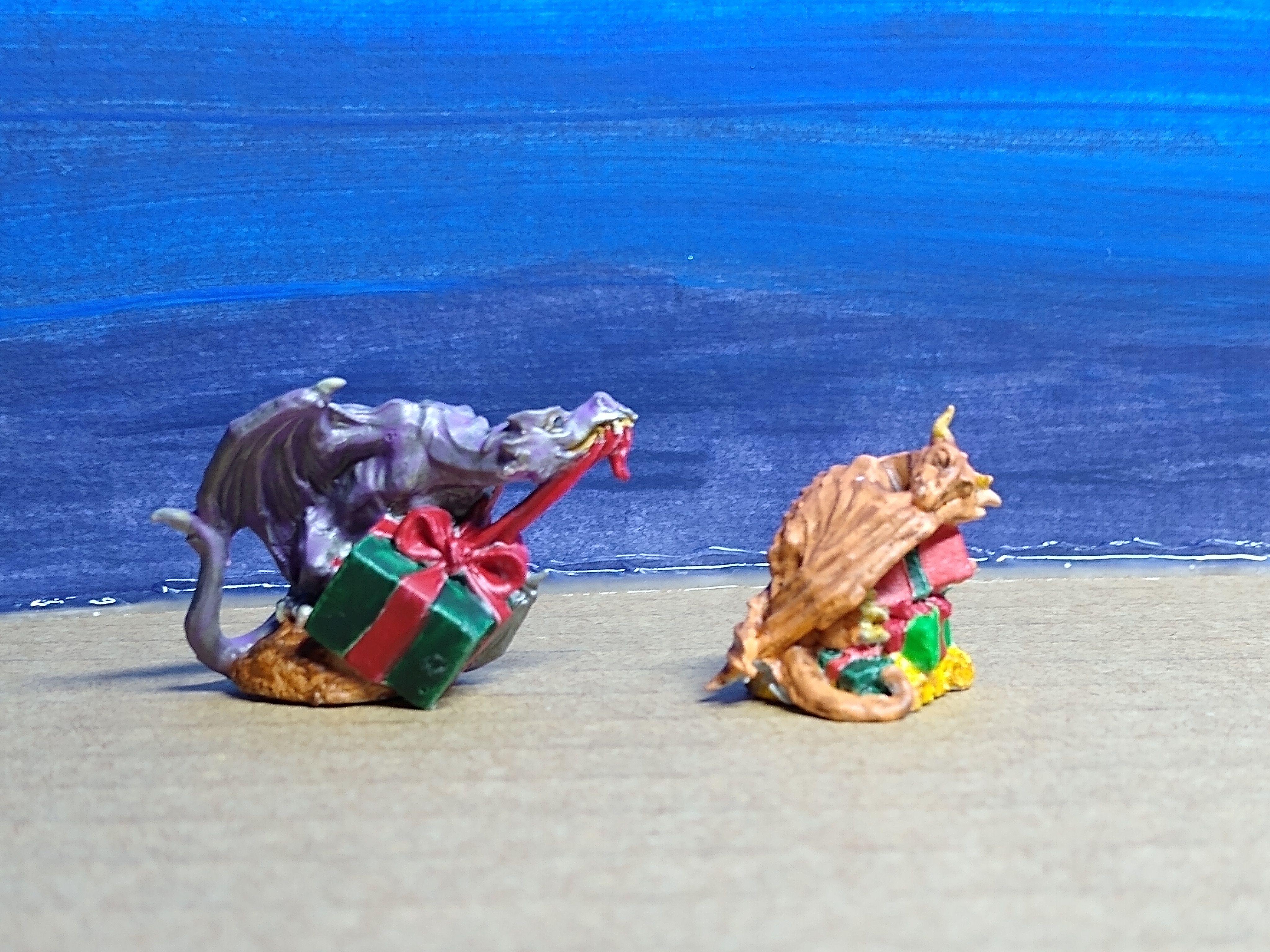 Christmas dragons
