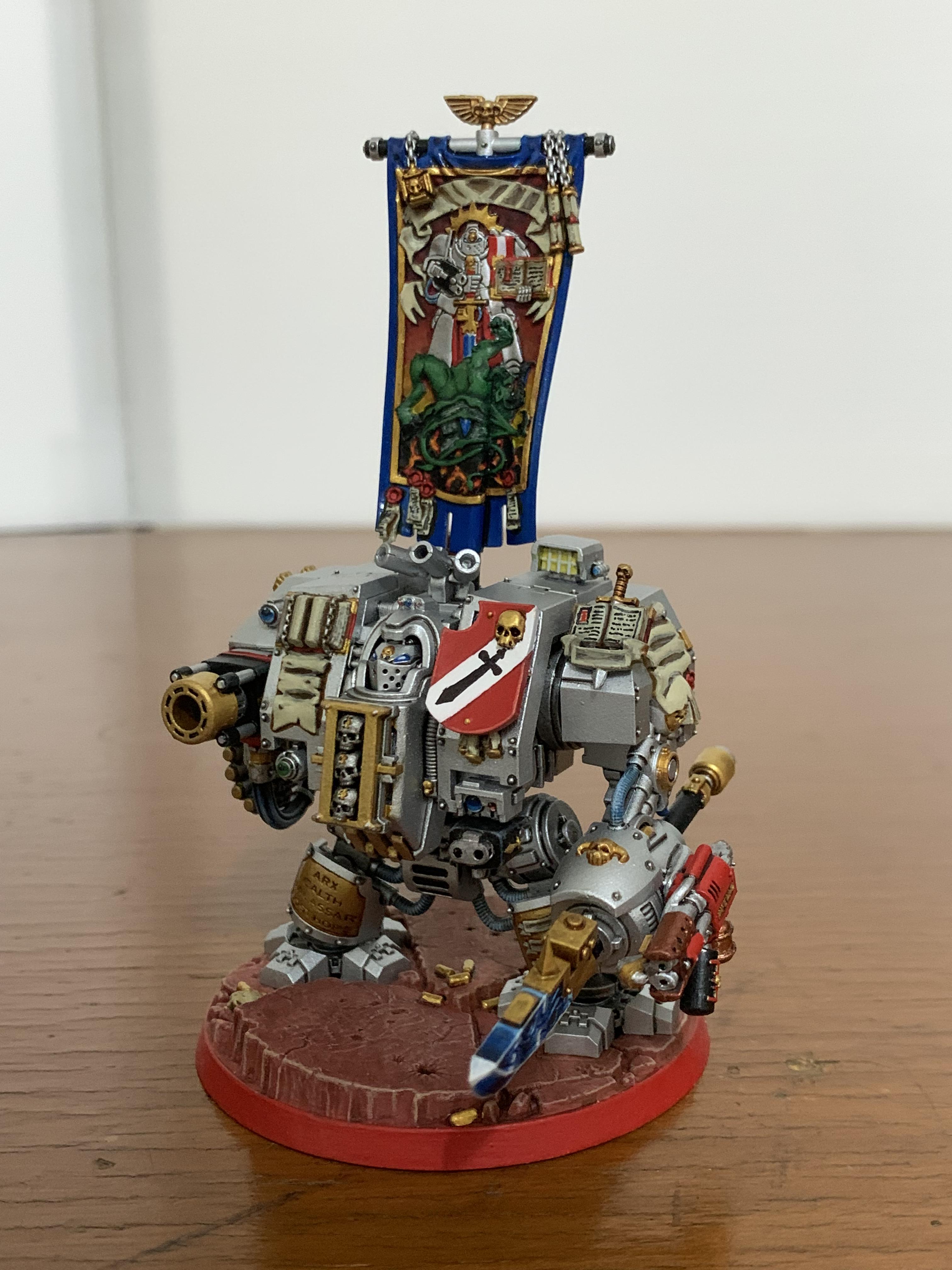Banner, Dreadnought, Glaive, Grey Knights, Venerable