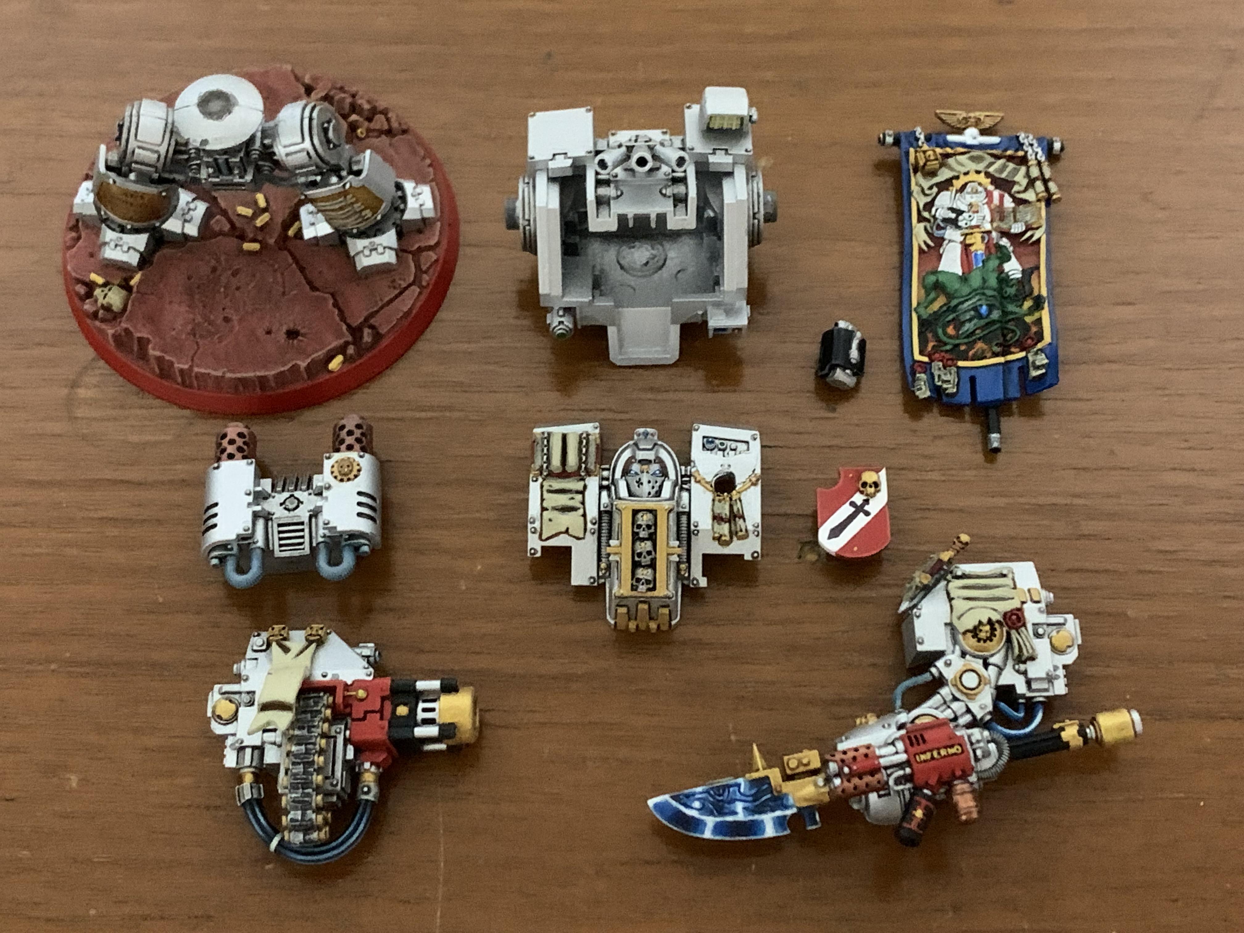Banner, Dreadnought, Glaive, Grey Knights, Lascannon, Venerable