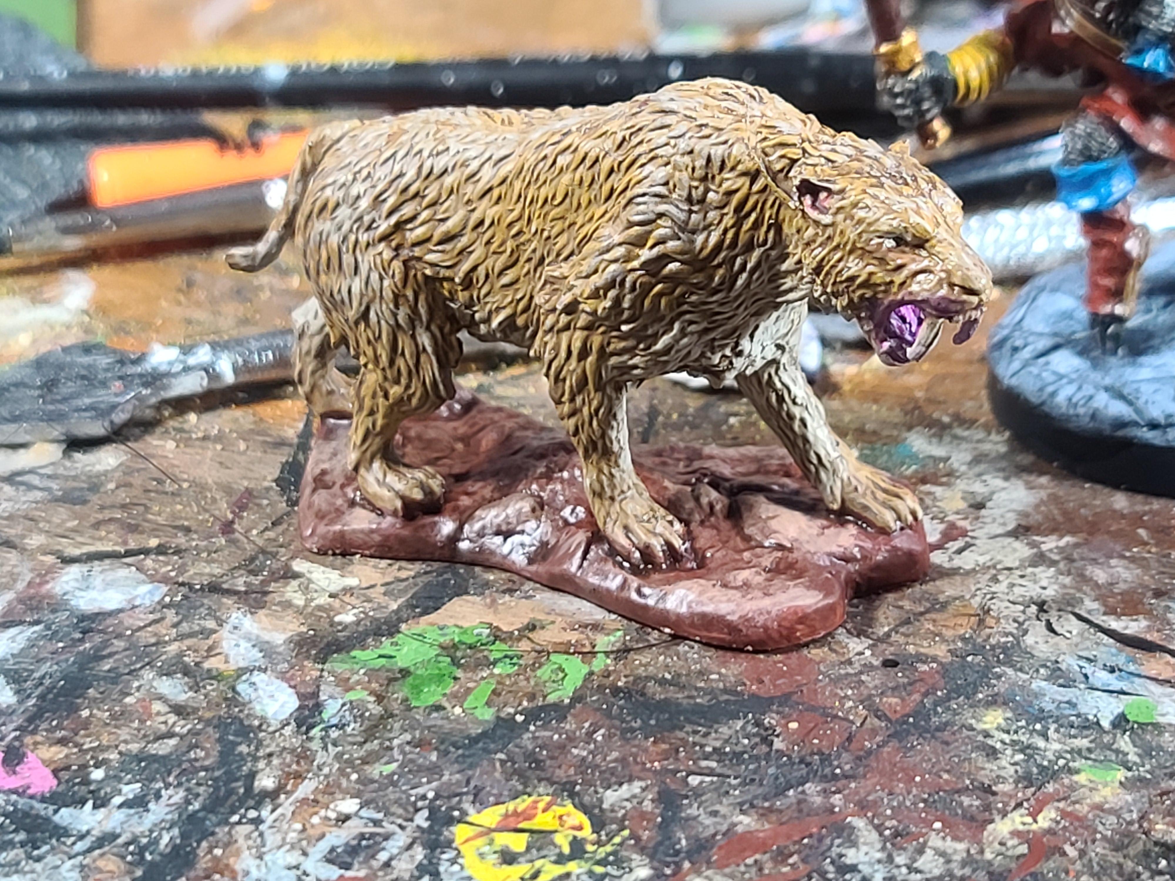 Animal, Cat, Deep Cuts, Dungeons And Dragons, Sabretooth Tiger, Simeleodon