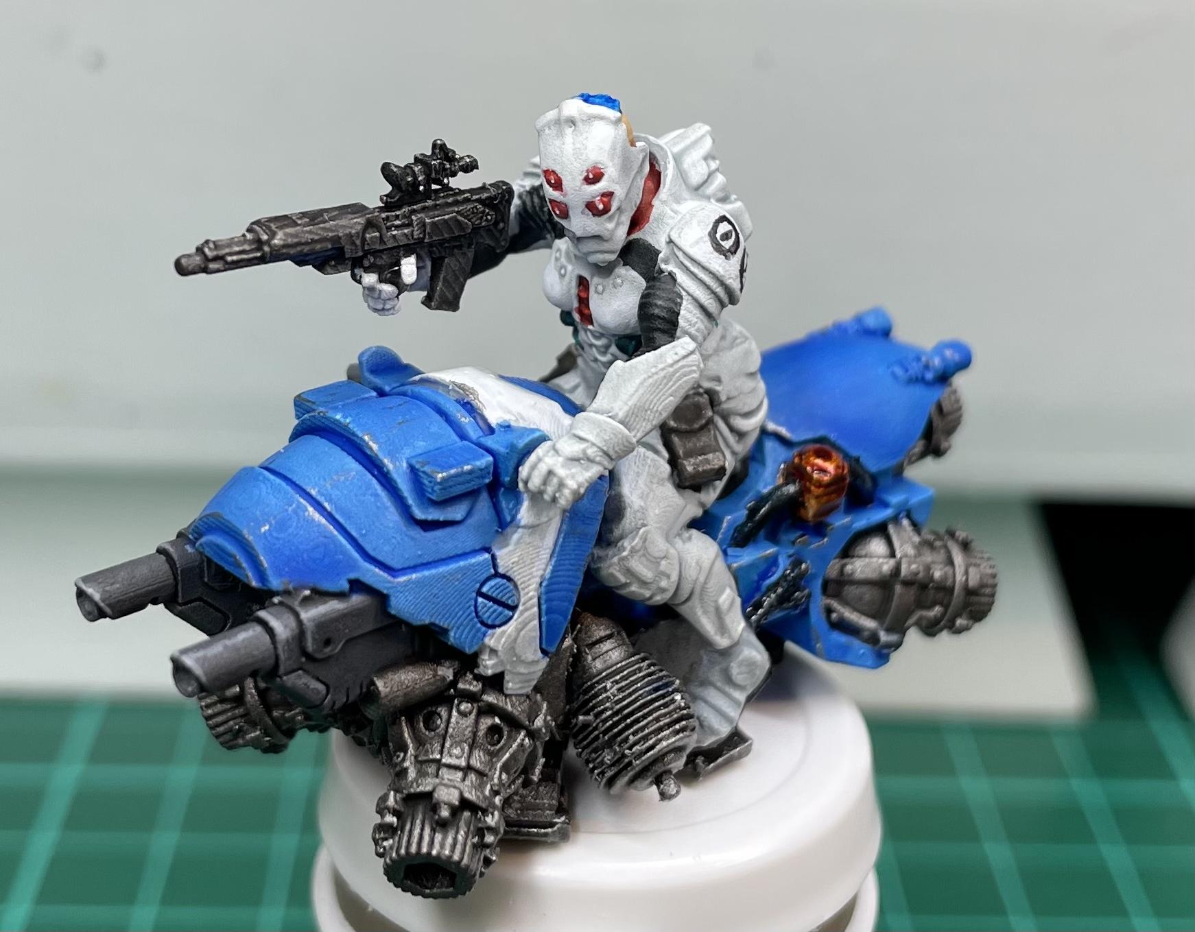 3d Print, Grav Cutter, Jetbike, Necromunda, Van Saar