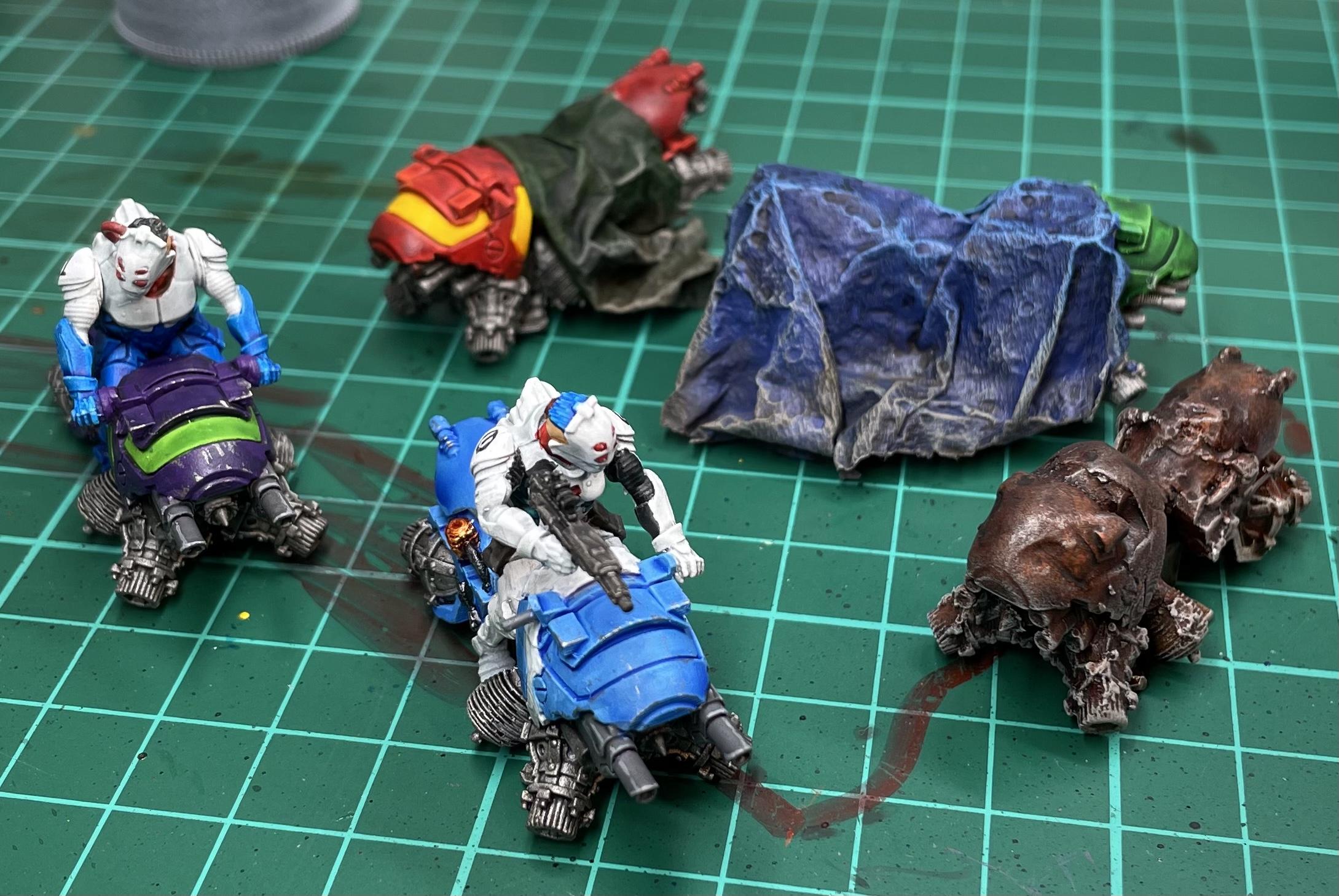 3d Print, Bob Naismith, Grav Cutter, Jetbike, Necromunda, Van Saar