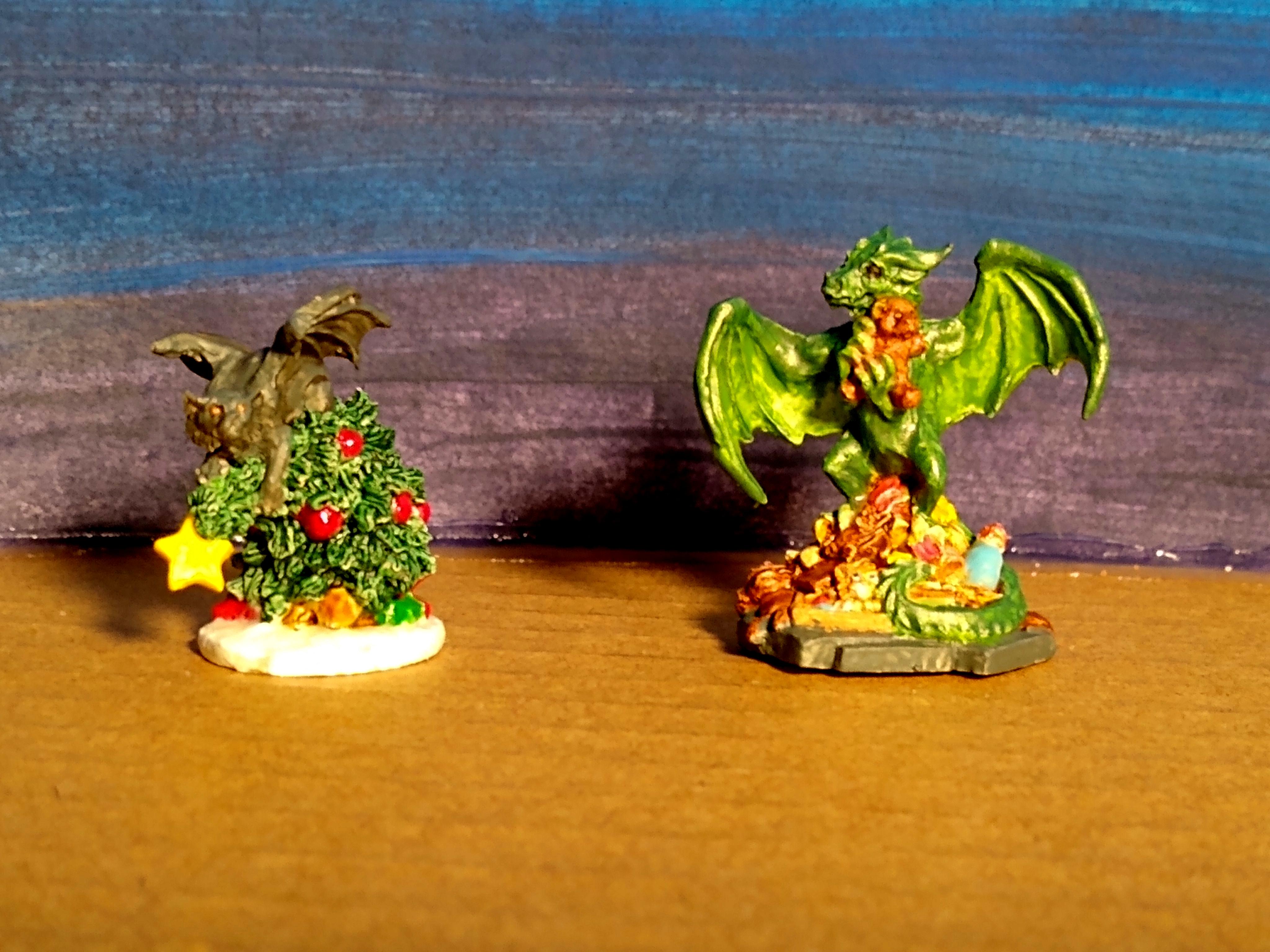 Christmas dragons