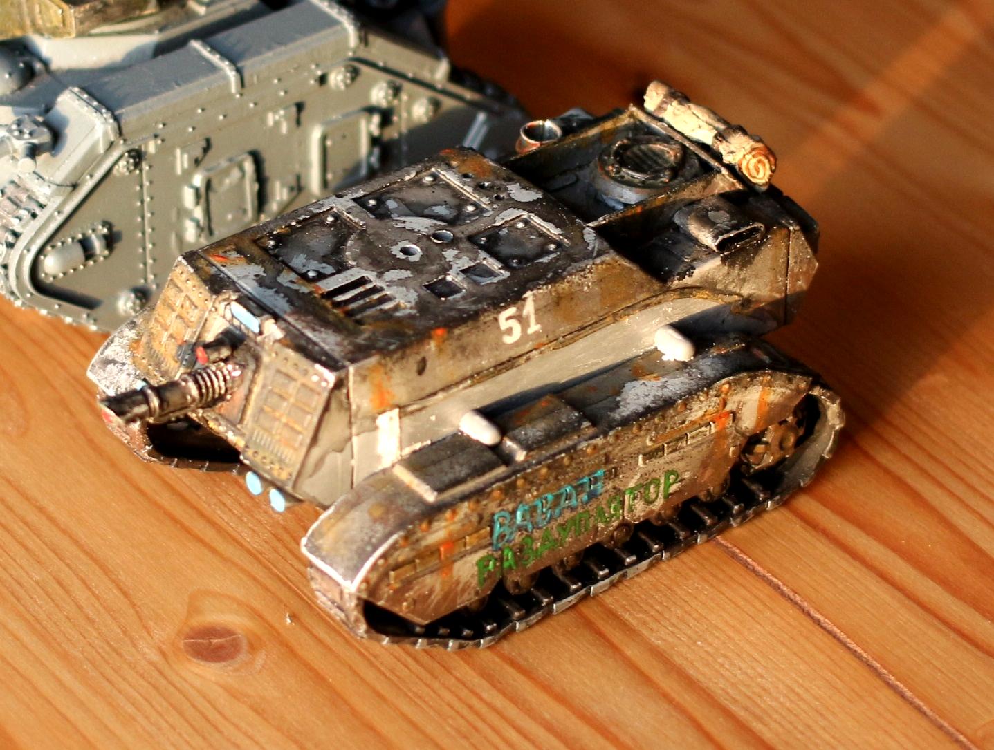 Tehnolog tank chassis conversion