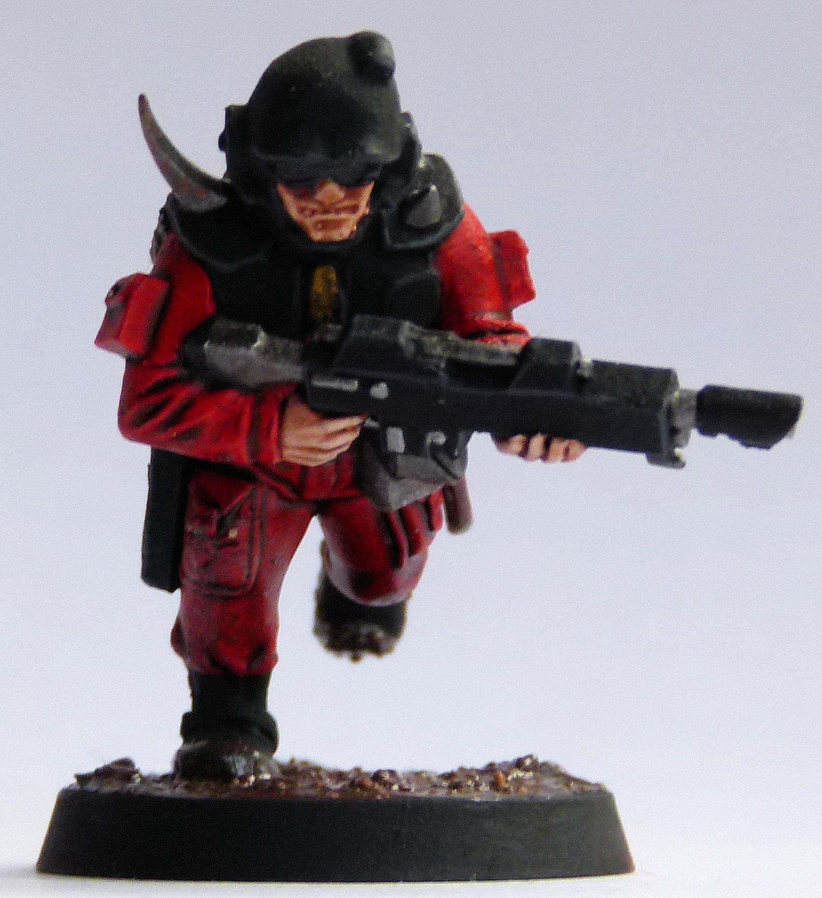 Chaos 122nd Illuvian Iron Spiders Trooper Front