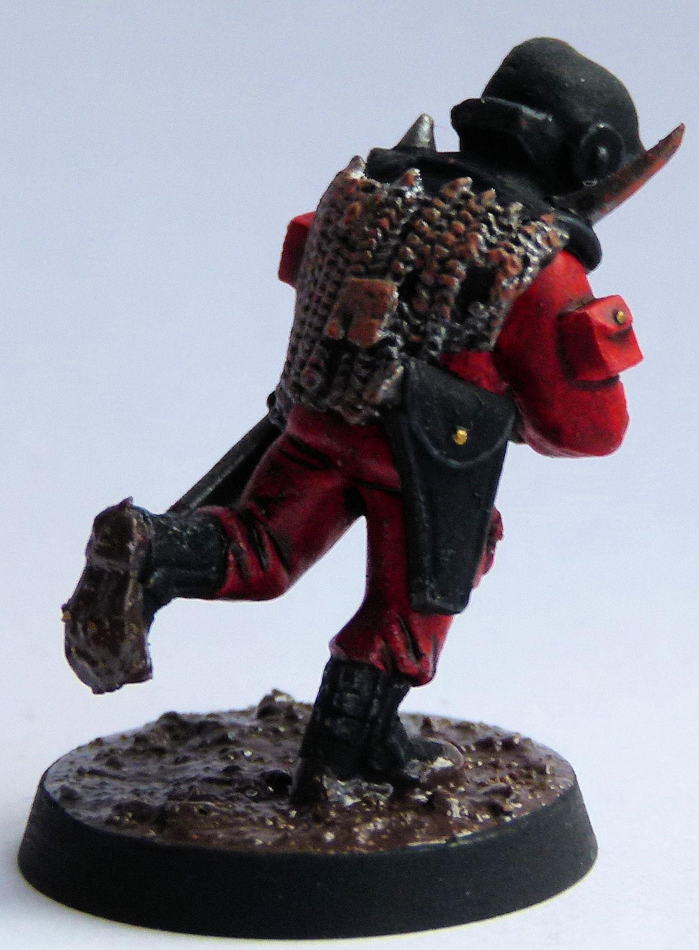 Chaos 122nd Illuvian Iron Spiders Trooper Rear