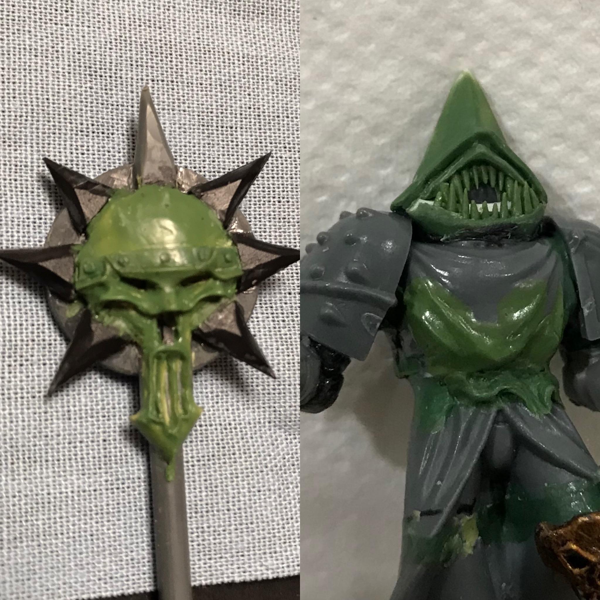 Conversion, Greenstuff, Iron Warriors, Master Of Possession, Mop, Work In Progress