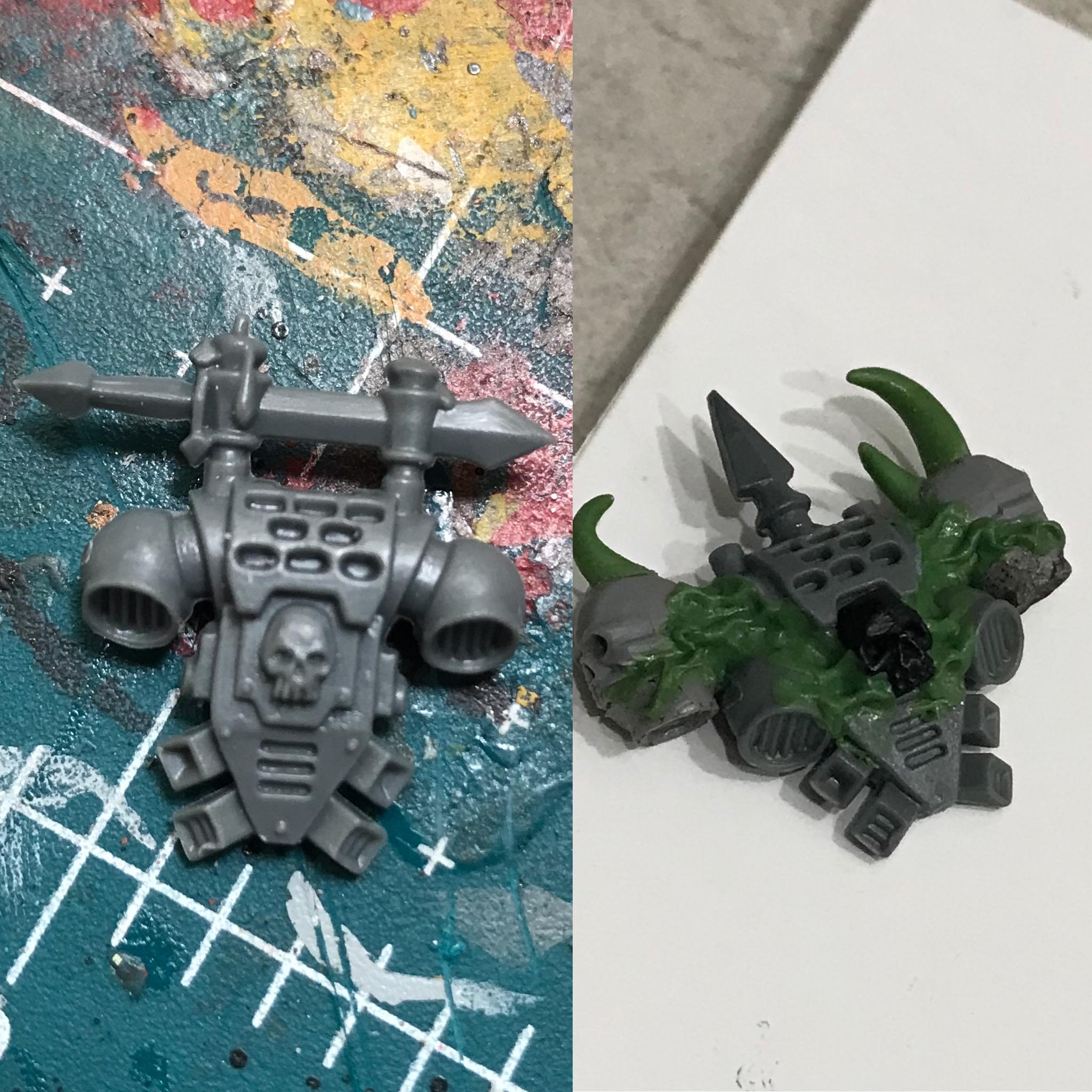 Conversion, Greenstuff, Iron Warriors, Master Of Possession, Mop, Work In Progress