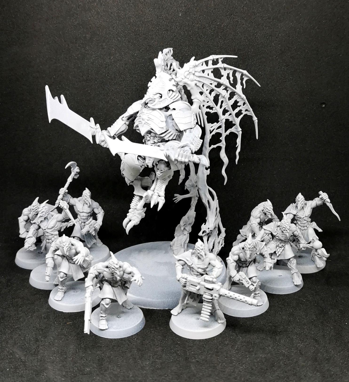 Thousand Sons Daemon Prince and Cultists WIP