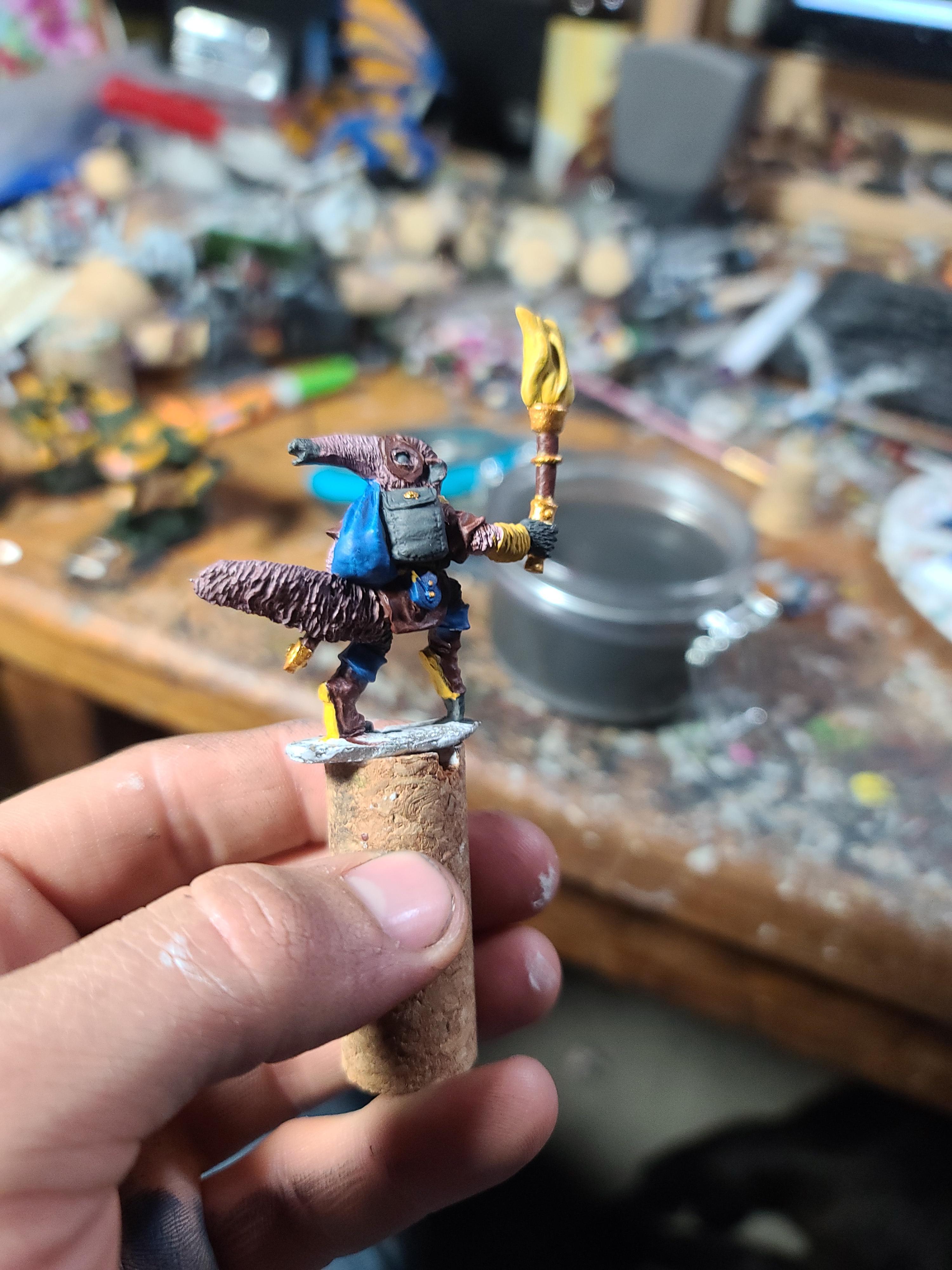 Animal Adventurers, Anteater, Burrows And Badgers, Dark Sword Miniatures, Theif