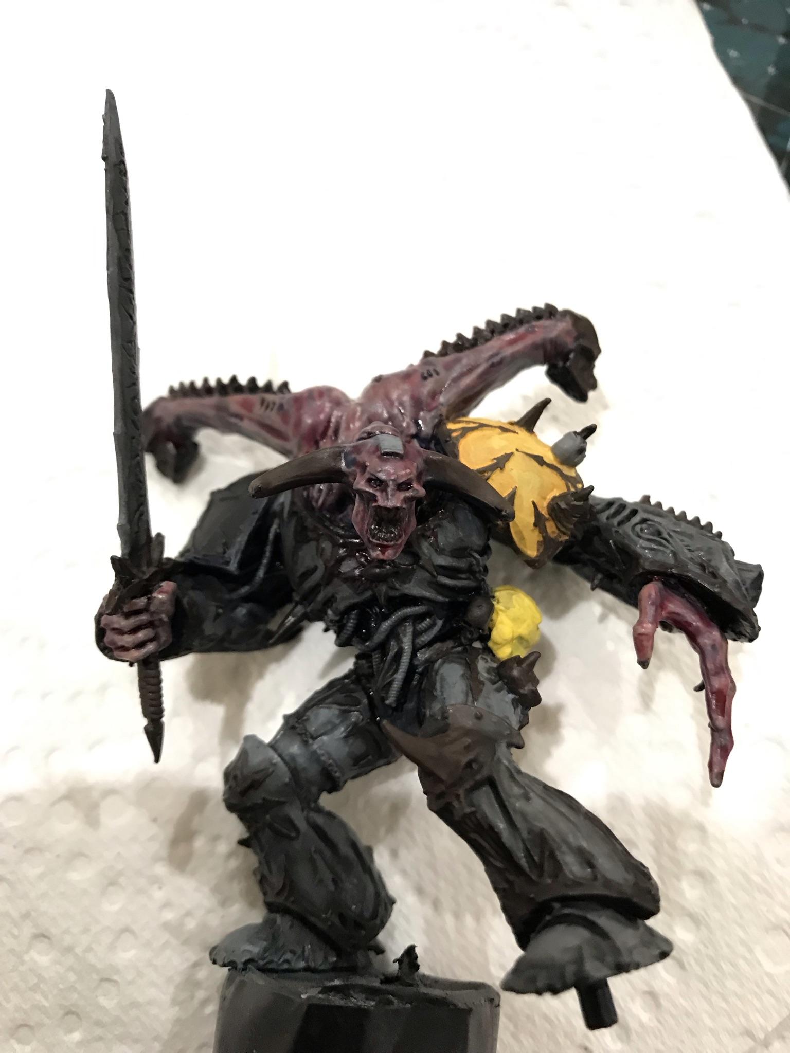Chaosdiscordcomp, Daemon Prince, Greenstuff, Object Source Lighting