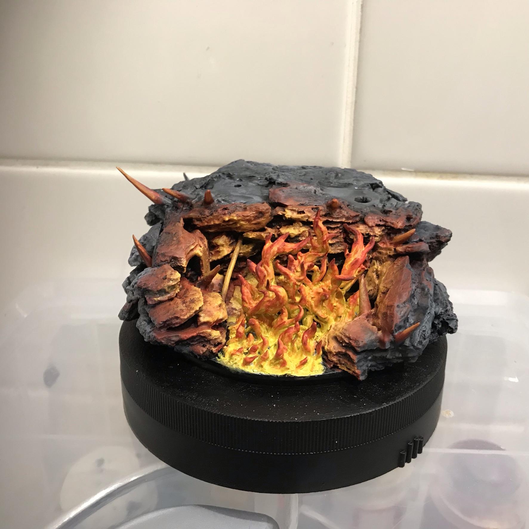 Chaosdiscordcomp, Daemon Prince, Greenstuff, Object Source Lighting