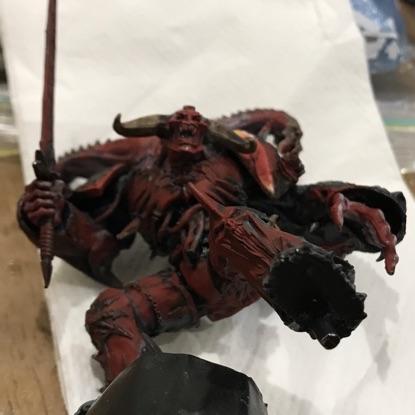 Chaosdiscordcomp, Daemon Prince, Greenstuff, Object Source Lighting