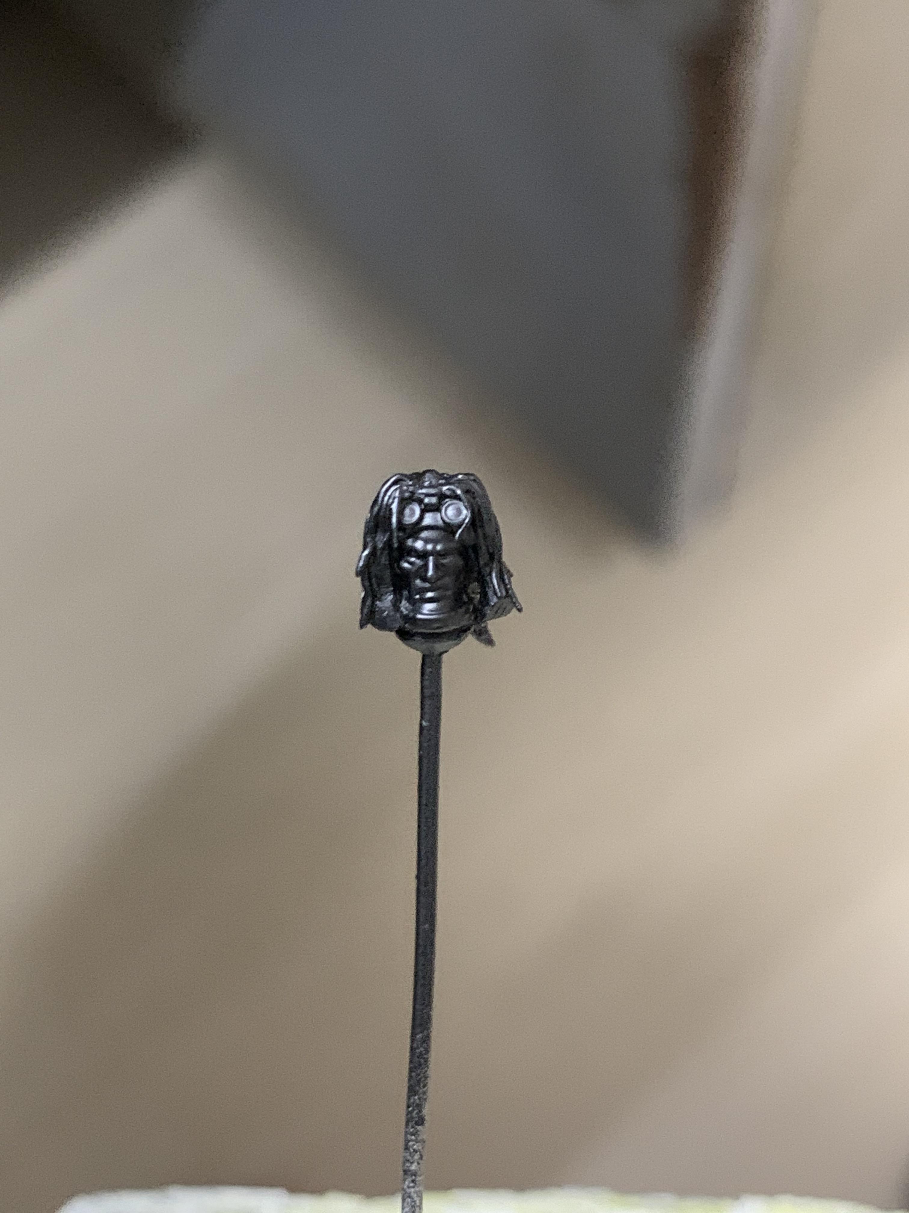Grey Knights, Head, Justicar, Ratsel Feinshmecker, Terminator Armor, Work In Progress