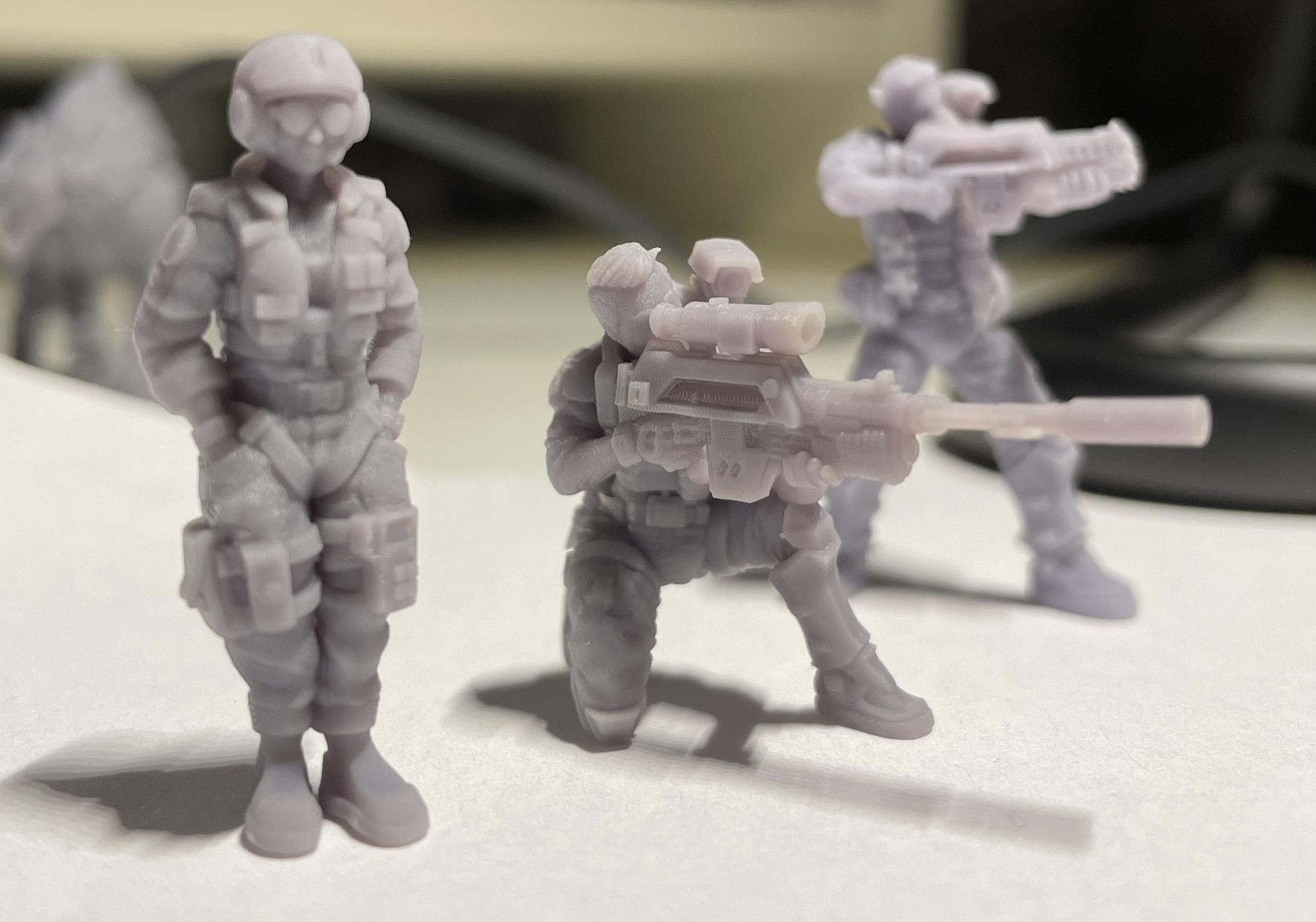 3d Print, Aliens, Bubblegum Crisis, Papsikels, Space Marines, Stargrave