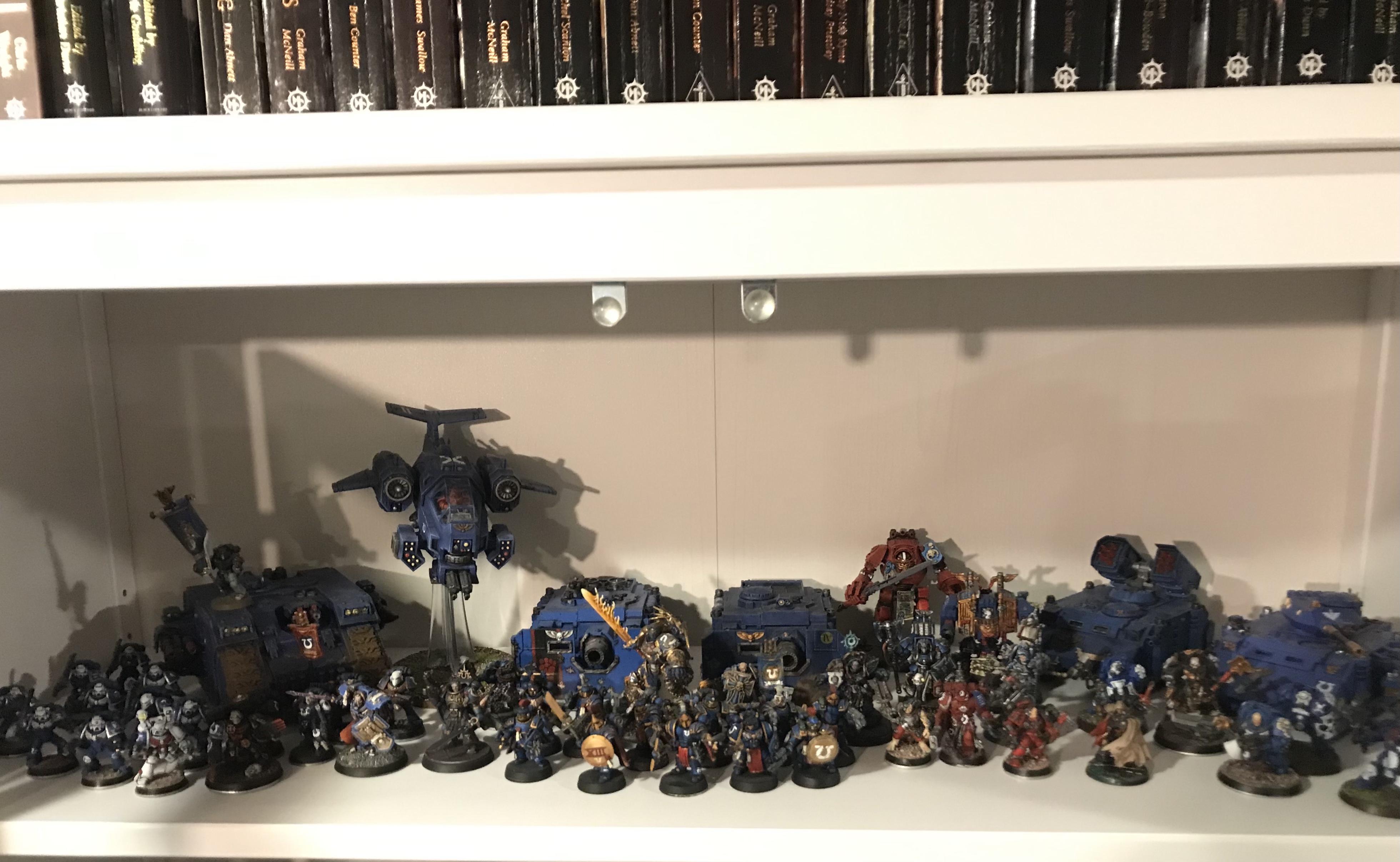 Armies, Basement, Display, First Born, Horus Heresy, Painted, Painted Armies, Storage
