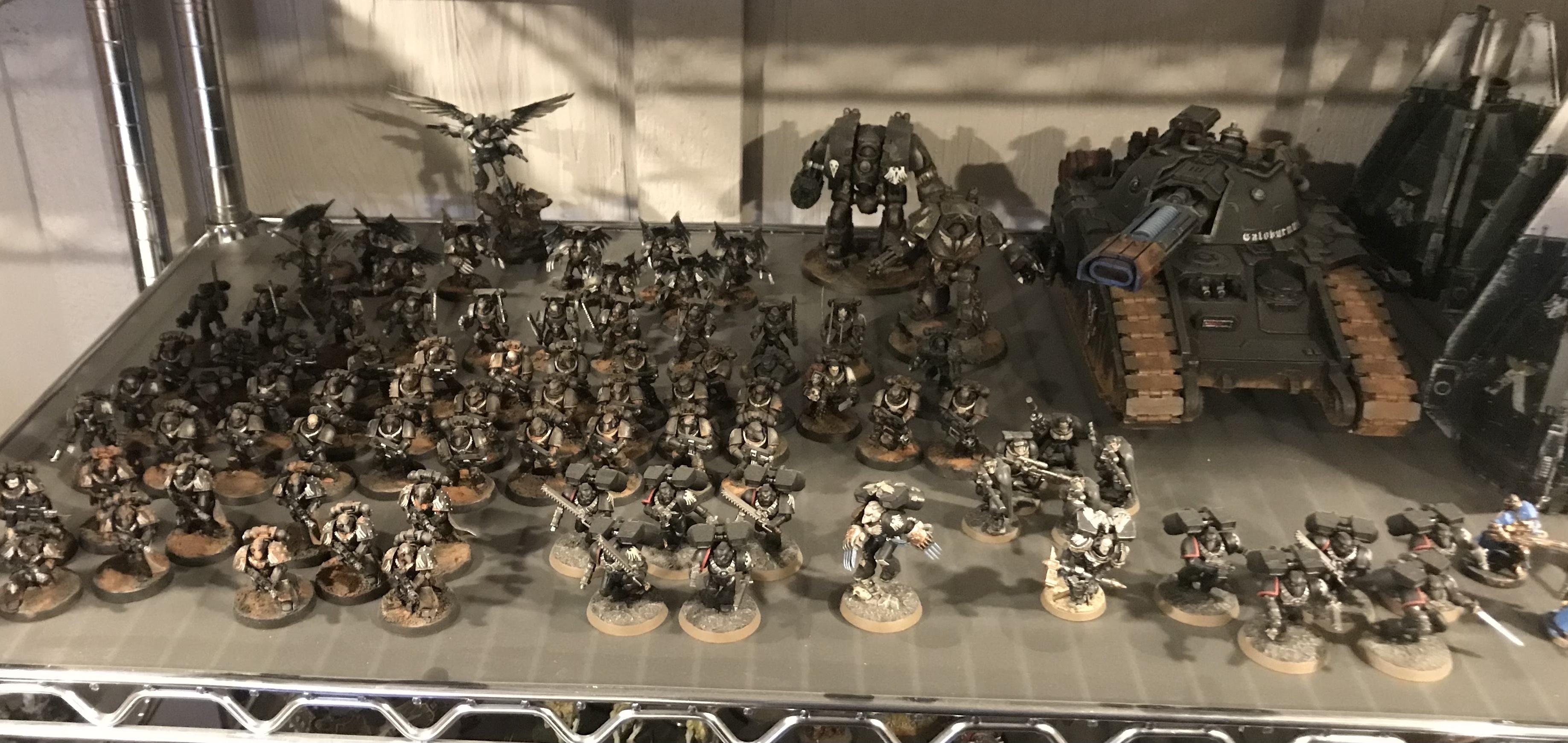 Armies, Basement, Display, First Born, Horus Heresy, Painted, Painted Armies, Storage