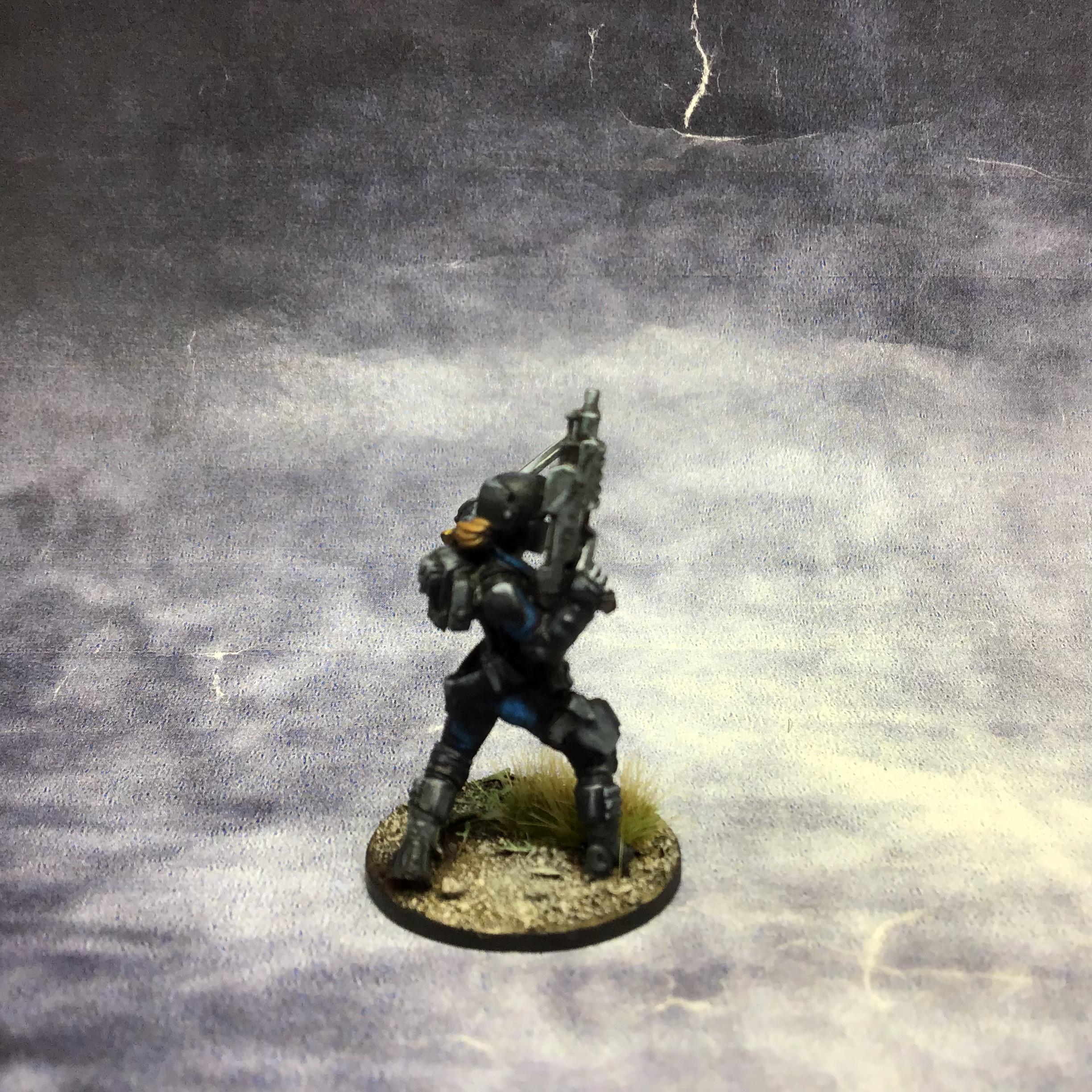 Antediluvian, Bounty Hunter, Cop, December 2021, Space, Space Cop