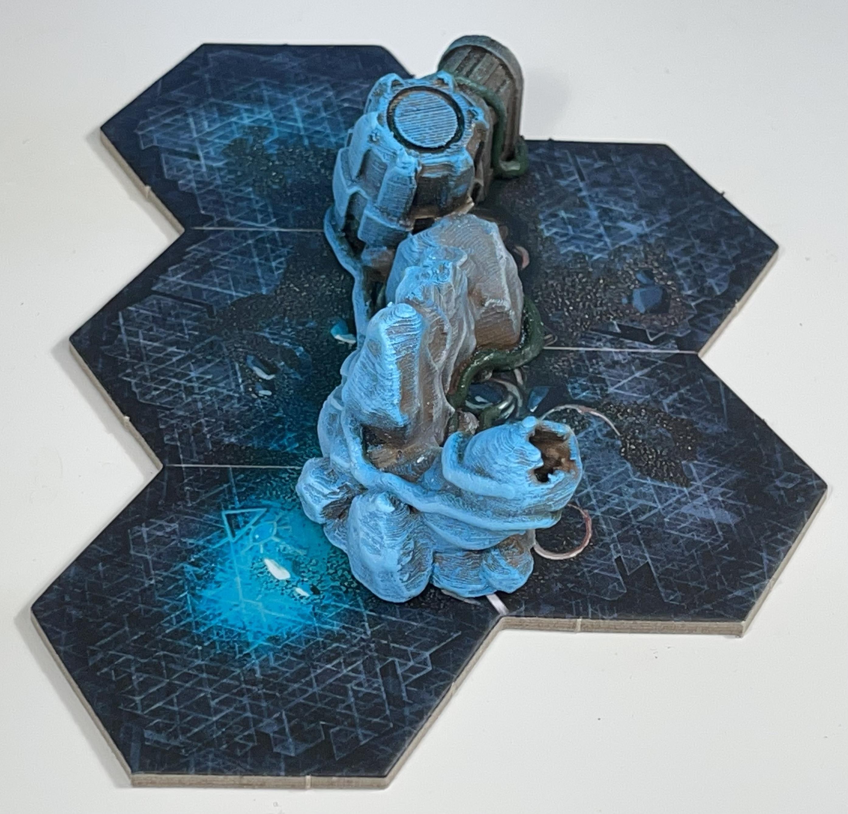 3d Printed, Blackstone Fortress, Dragons Rest, Terrain, Trihex Citadel, Warhammer 40,000, Warhammer Quest