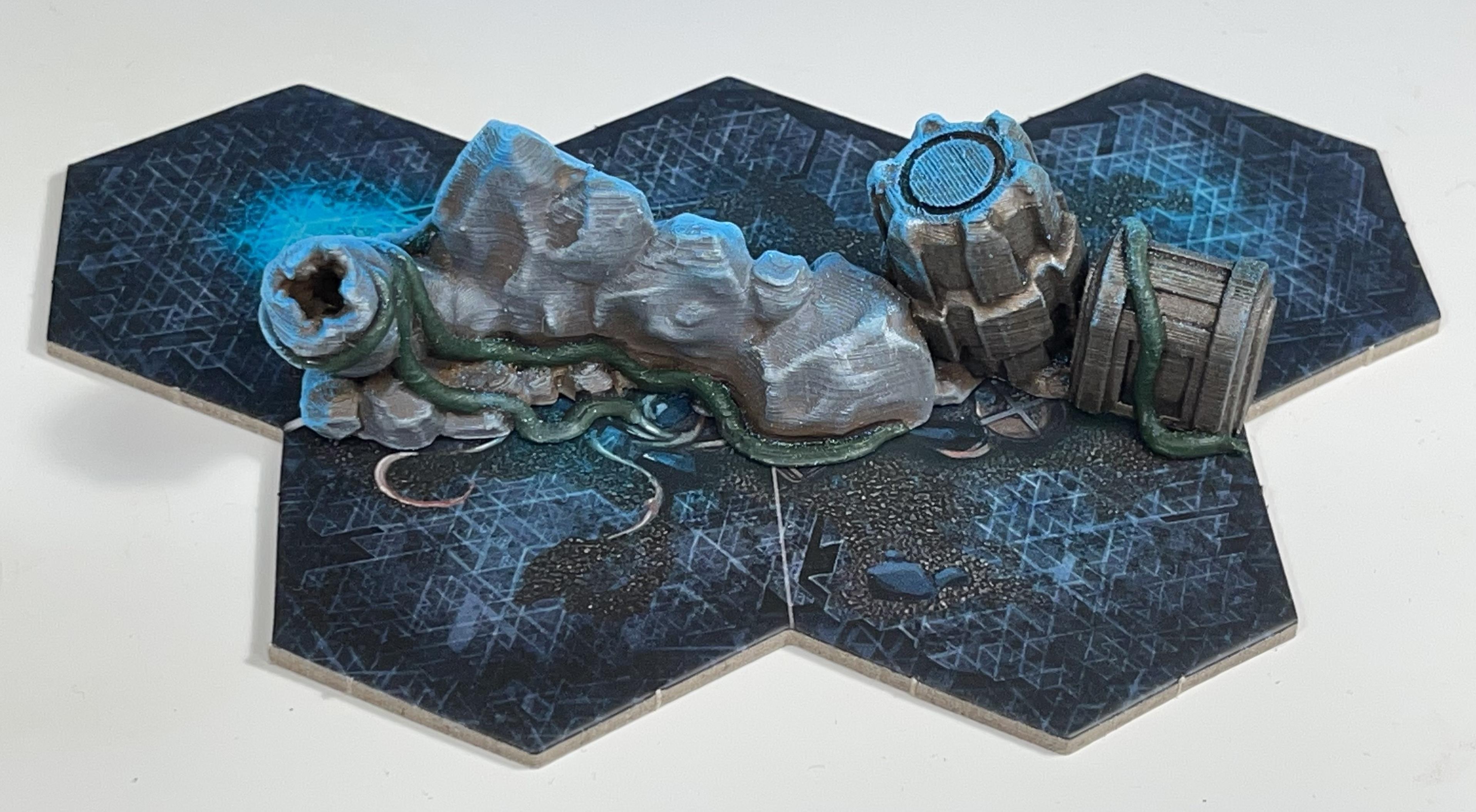 3d Printed, Blackstone Fortress, Dragons Rest, Terrain, Trihex Citadel, Warhammer 40,000, Warhammer Quest