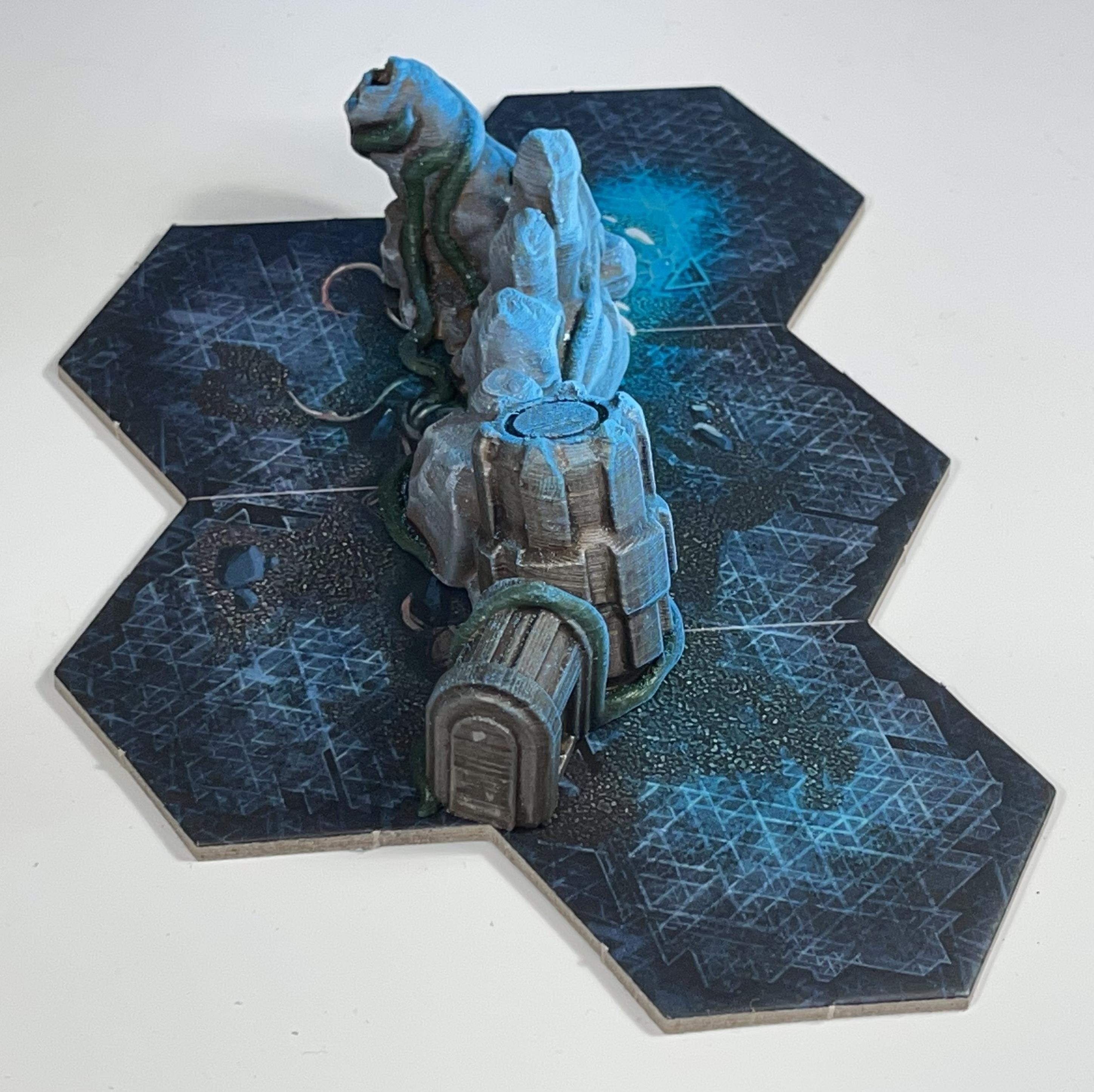 3d Printed, Blackstone Fortress, Dragons Rest, Terrain, Trihex Citadel, Warhammer 40,000, Warhammer Quest