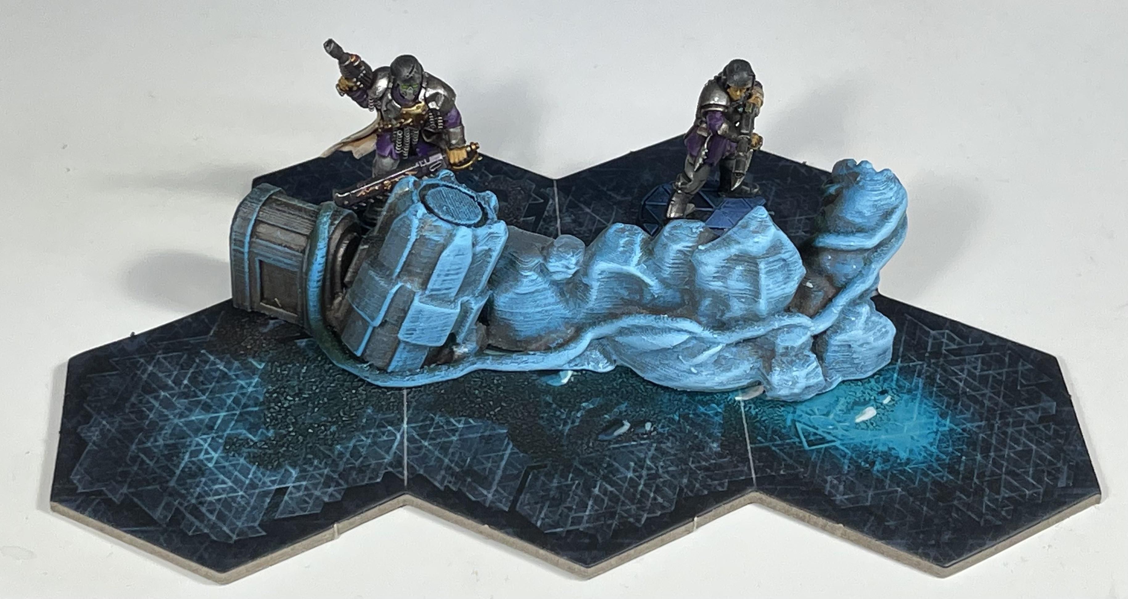 3d Printed, Blackstone Fortress, Dragons Rest, Terrain, Trihex Citadel, Warhammer 40,000, Warhammer Quest