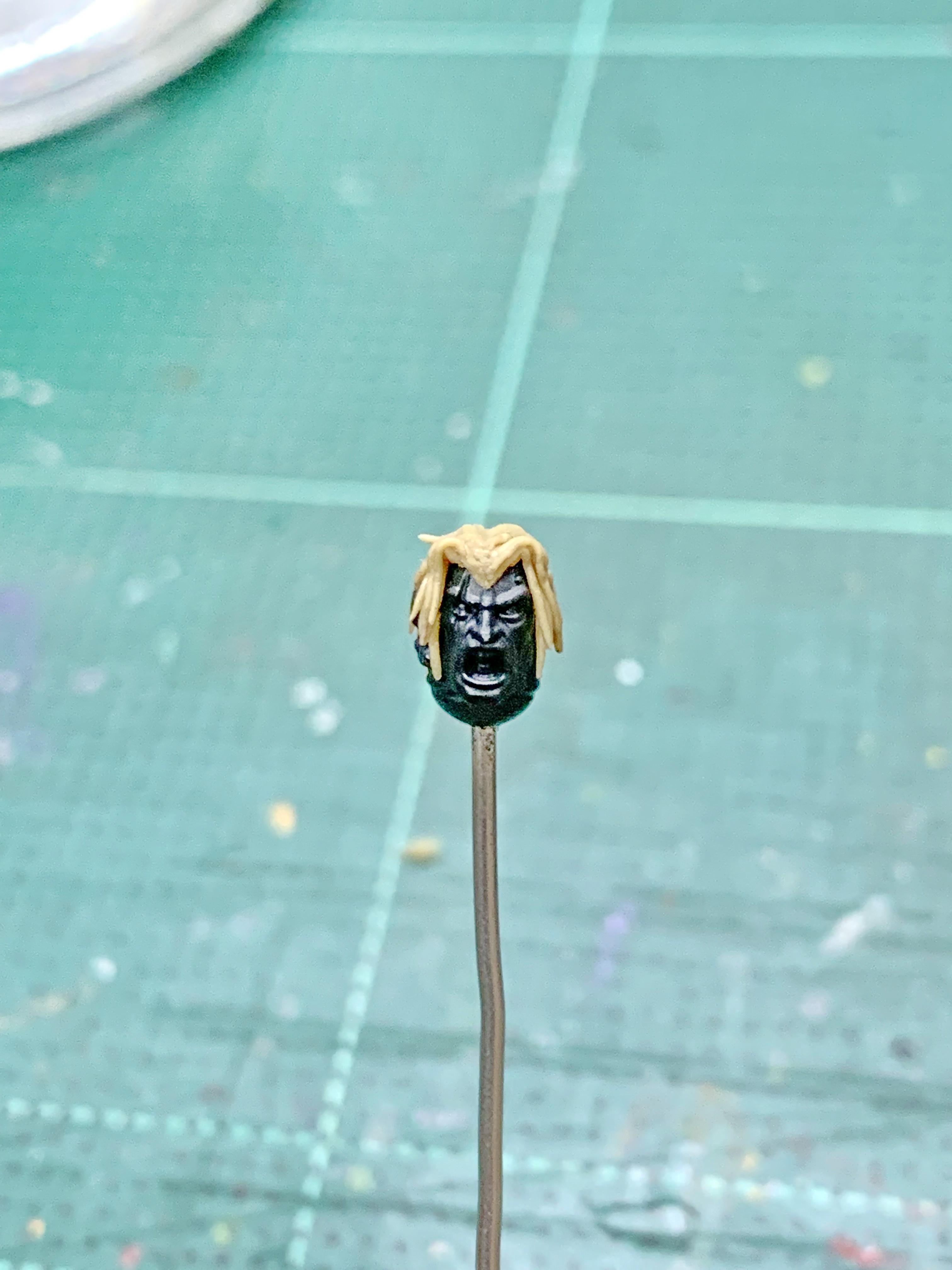Grey Knights, Head, Justicar, Rand Travis, Terminator Armor, Work In Progress