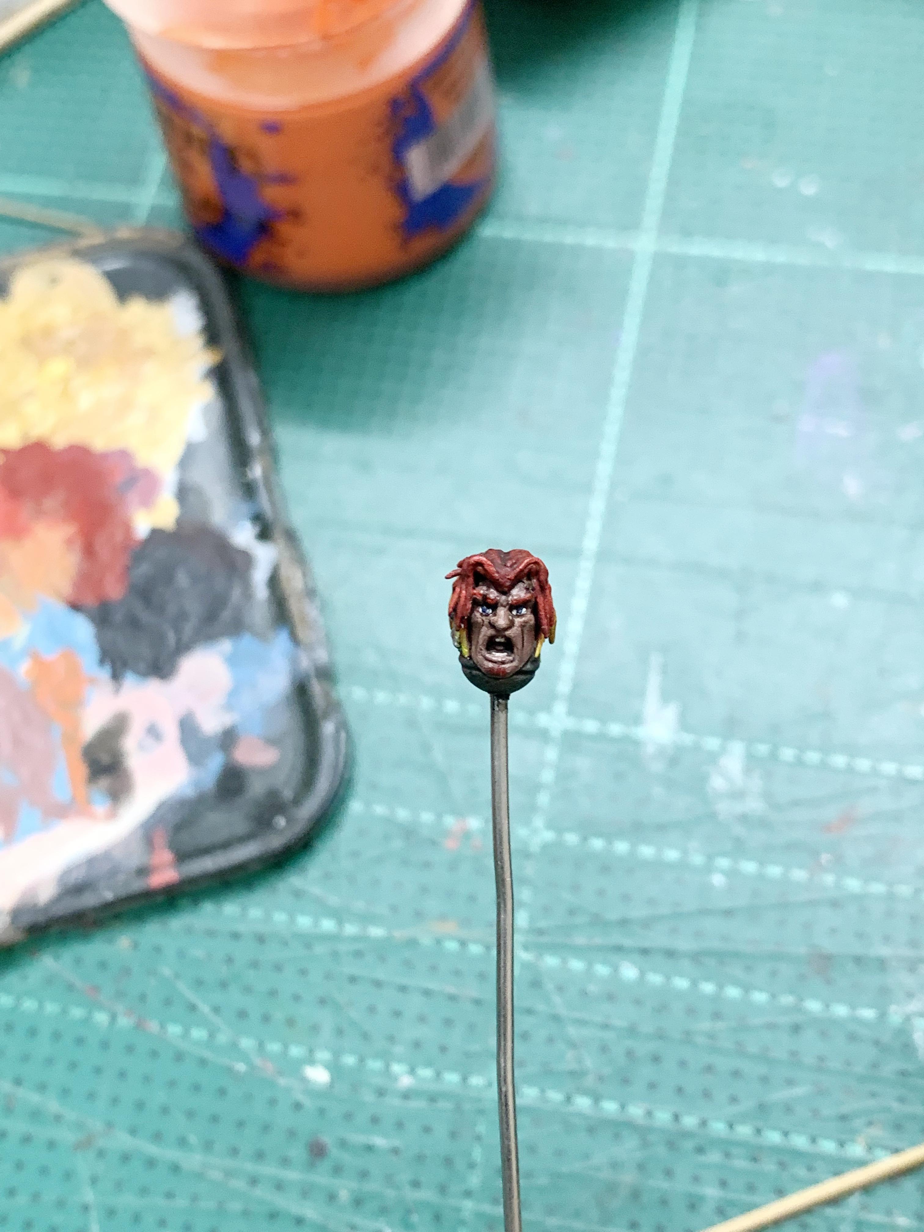 Grey Knights, Head, Justicar, Rand Travis, Terminator Armor, Work In Progress