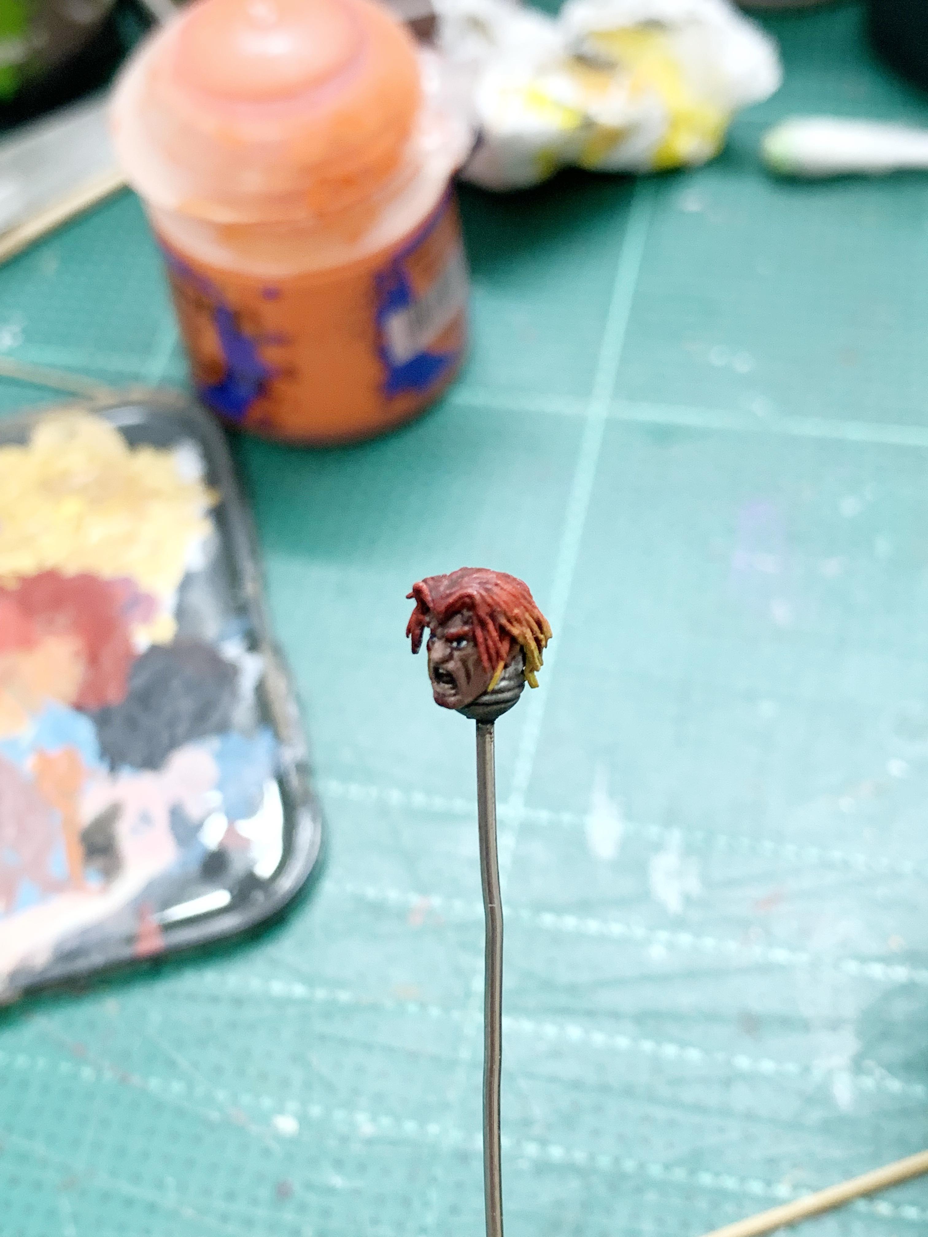 Grey Knights, Head, Justicar, Rand Travis, Terminator Armor, Work In Progress