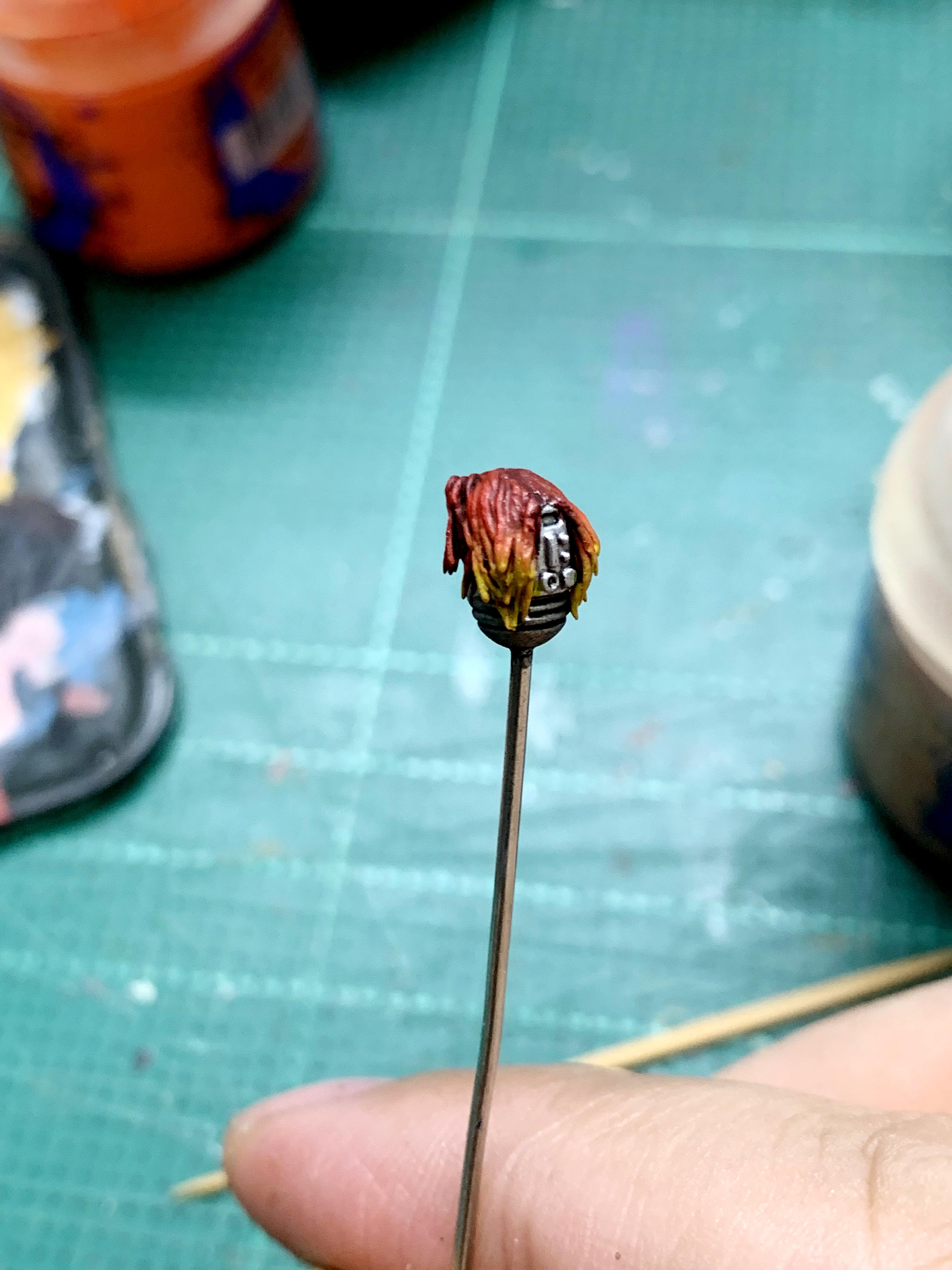 Grey Knights, Head, Justicar, Rand Travis, Terminator Armor, Work In Progress
