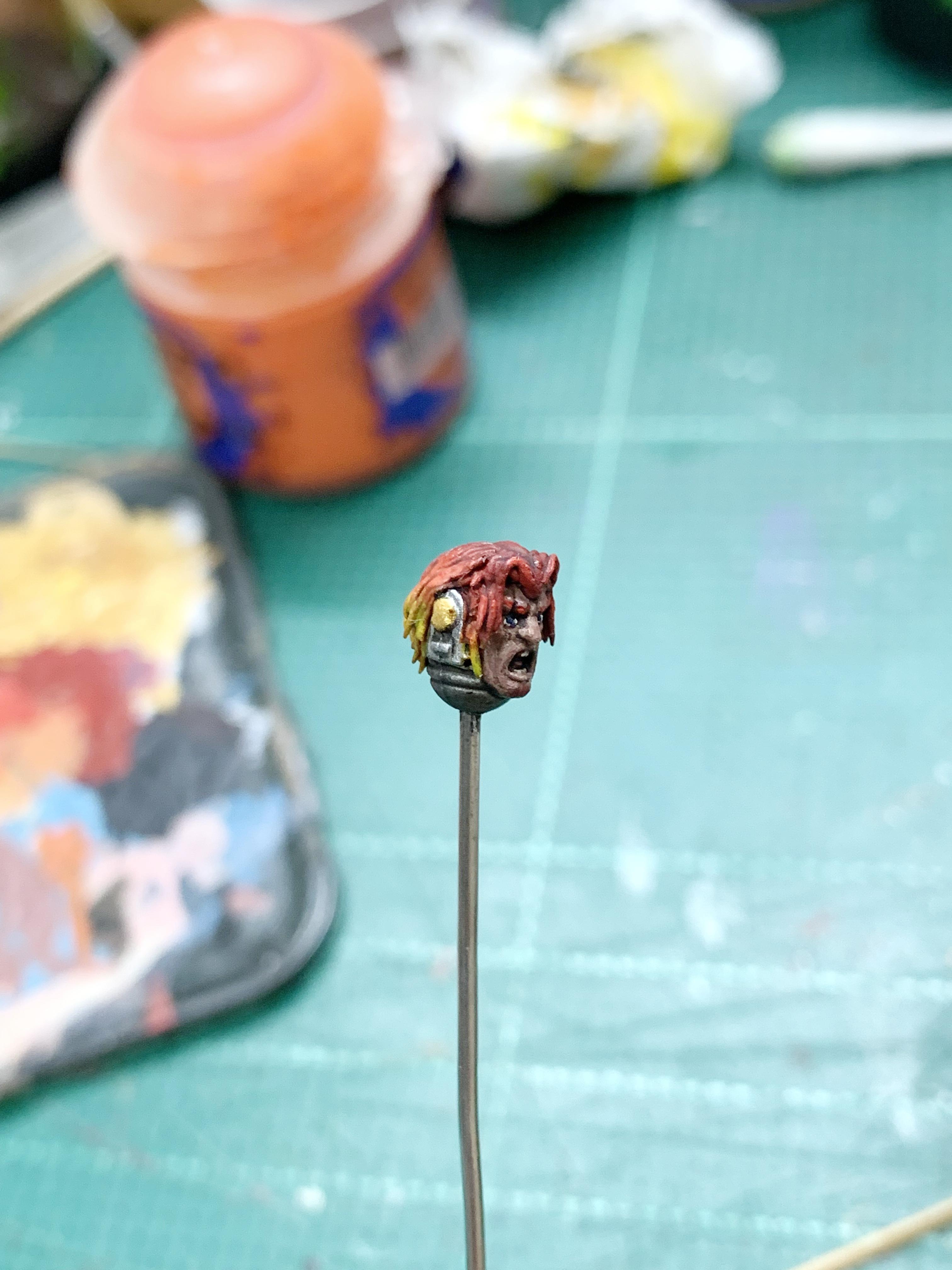 Grey Knights, Head, Justicar, Rand Travis, Terminator Armor, Work In Progress