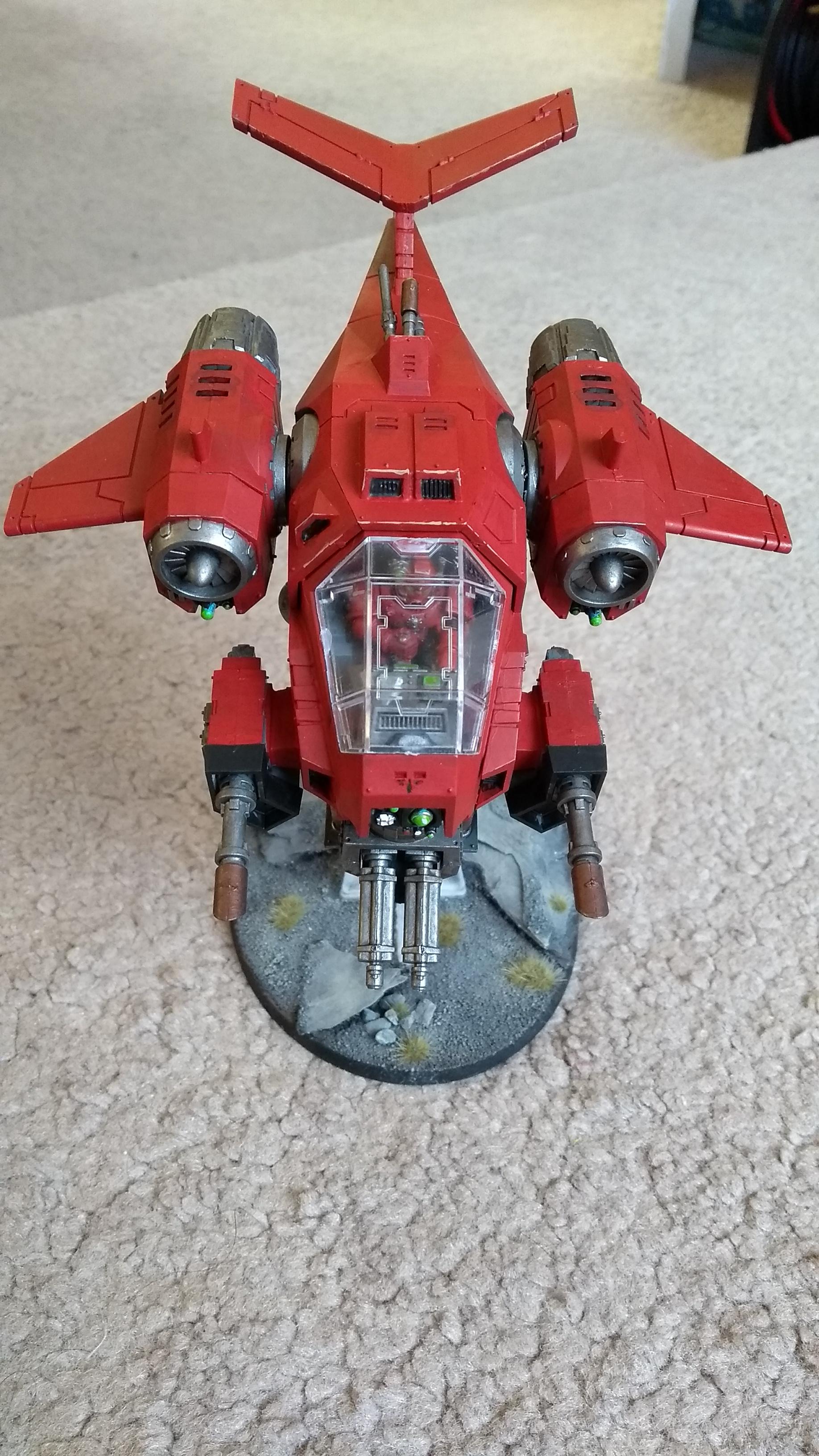 Front overhead view