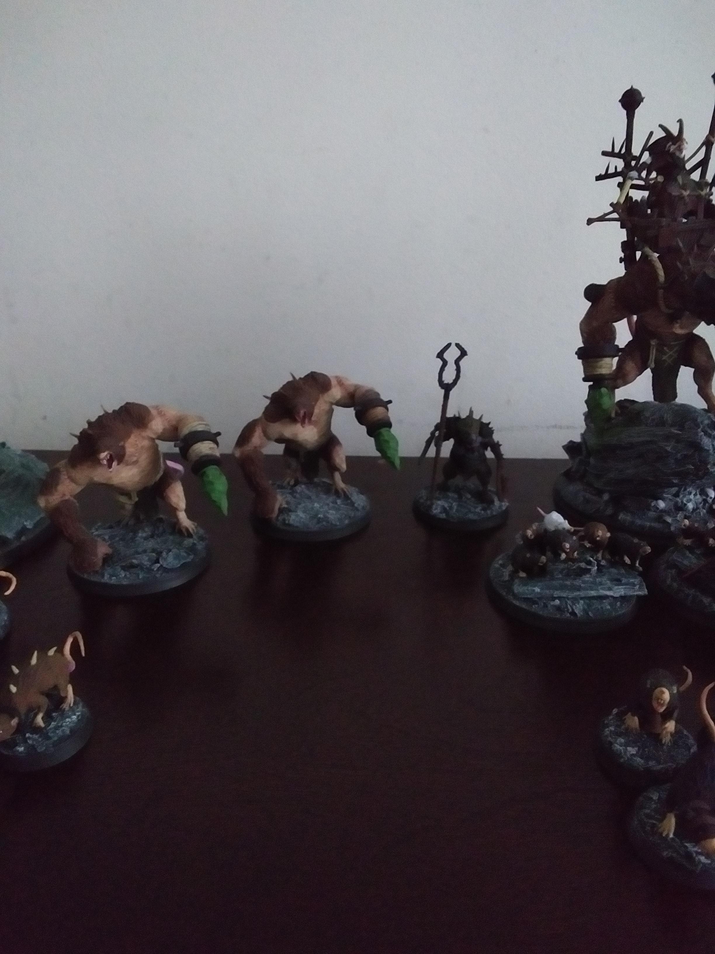 skaven w,i,p army 3d printed