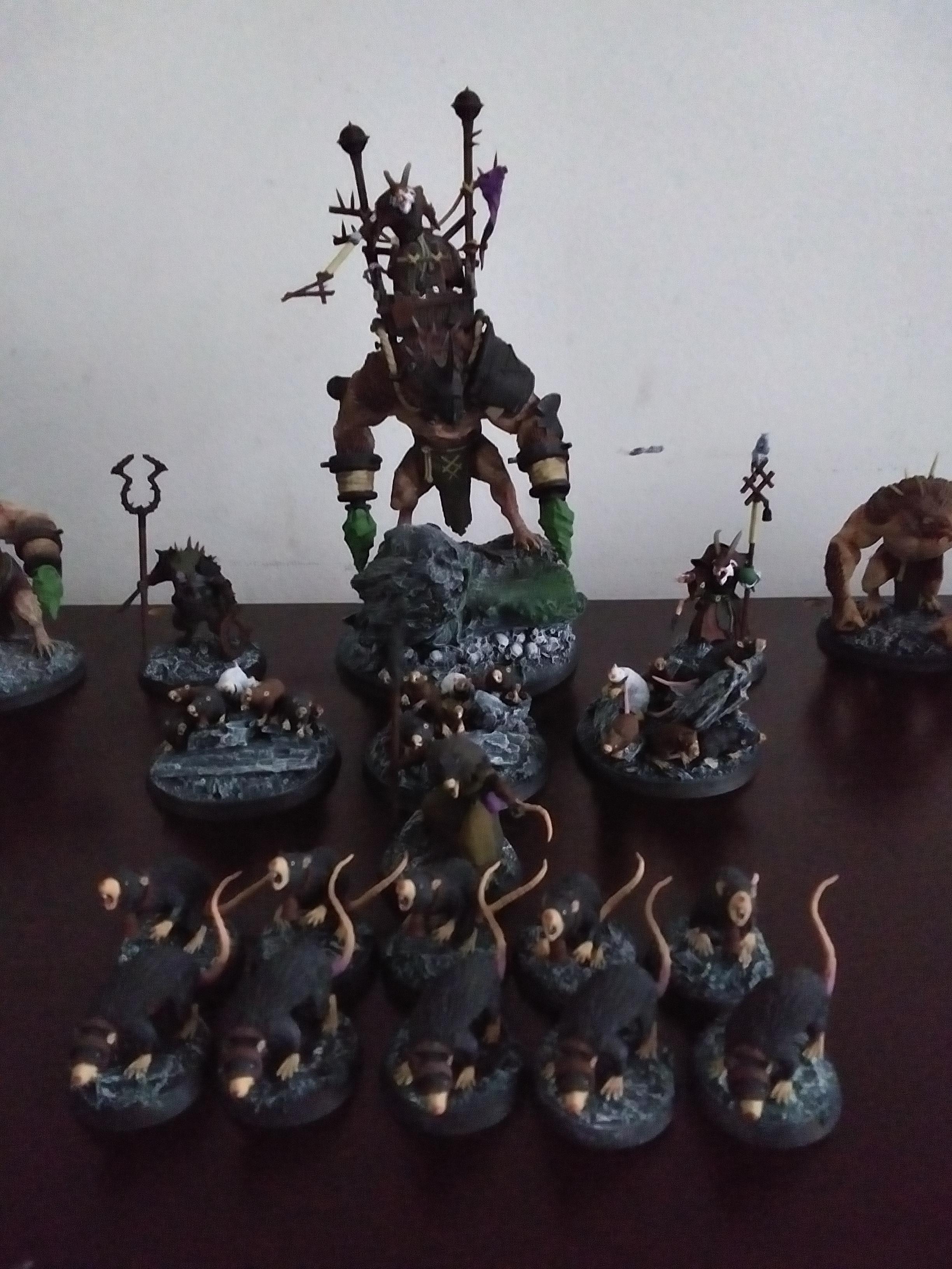 skaven w.i.p army 3d printed 