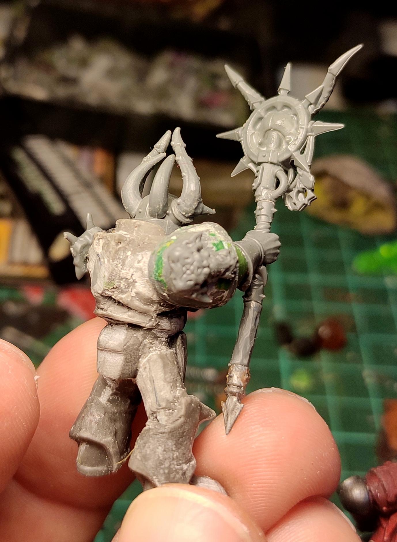 Casting, Chaos, Chaos Space Marines, Conversion, Heresy, Heretic Astartes, Infantry, Kitbash, Master Of Possession, Putty, Traitor Legions, Warhammer 40,000, Word Bearers, Work In Progress