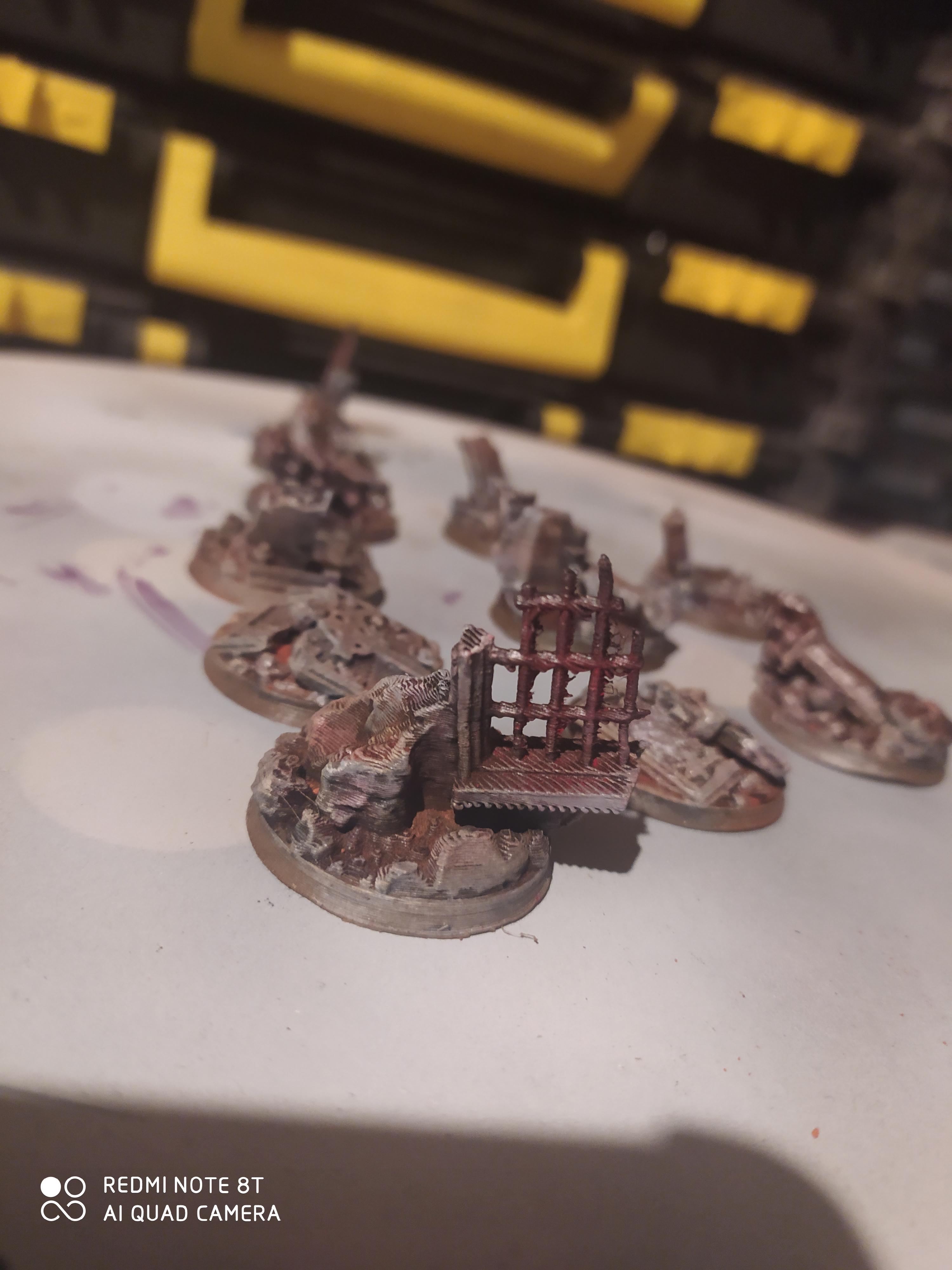 Custom 3D grave 32mm bases