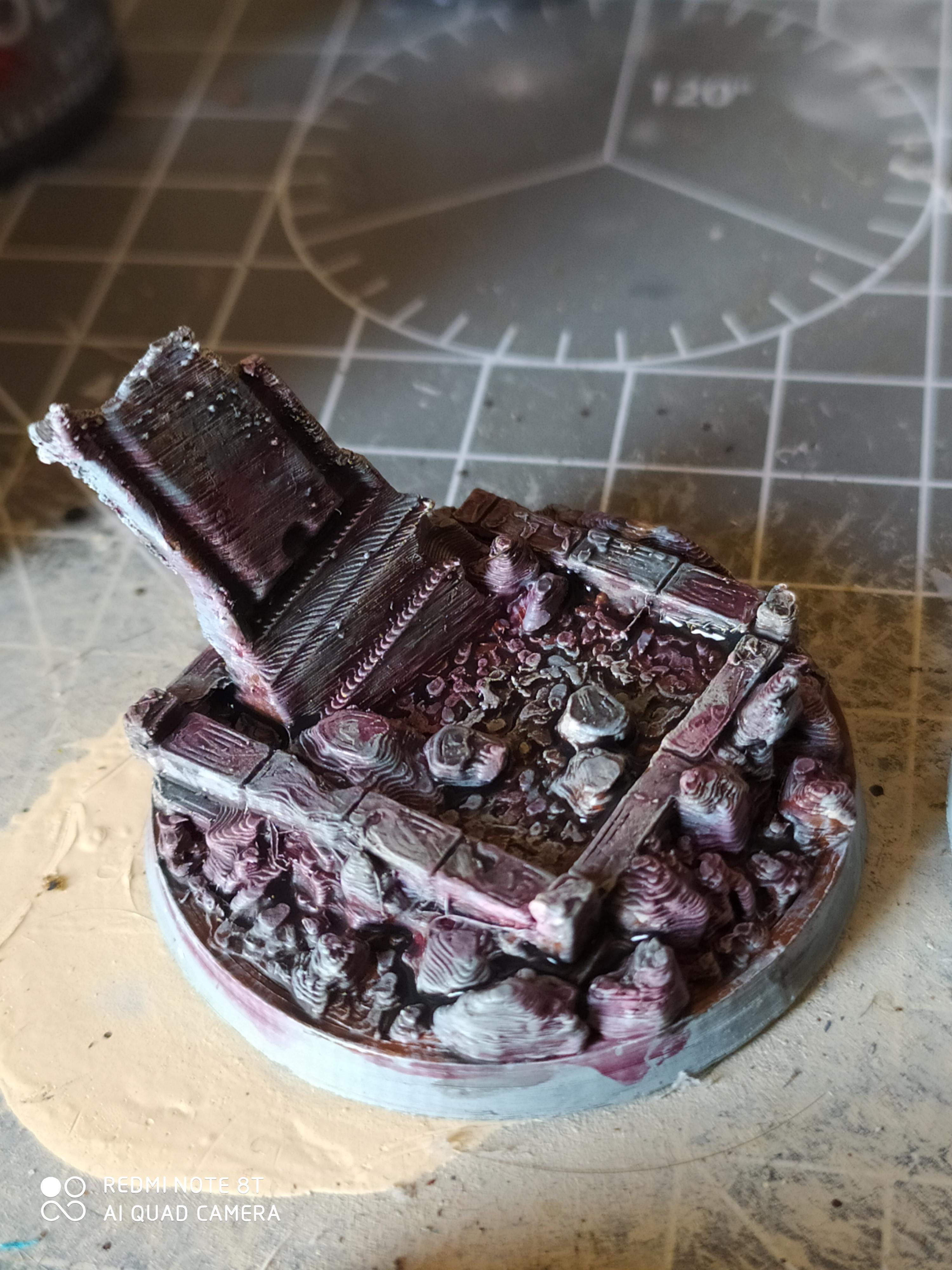 Custom 3D grave bases 32mm