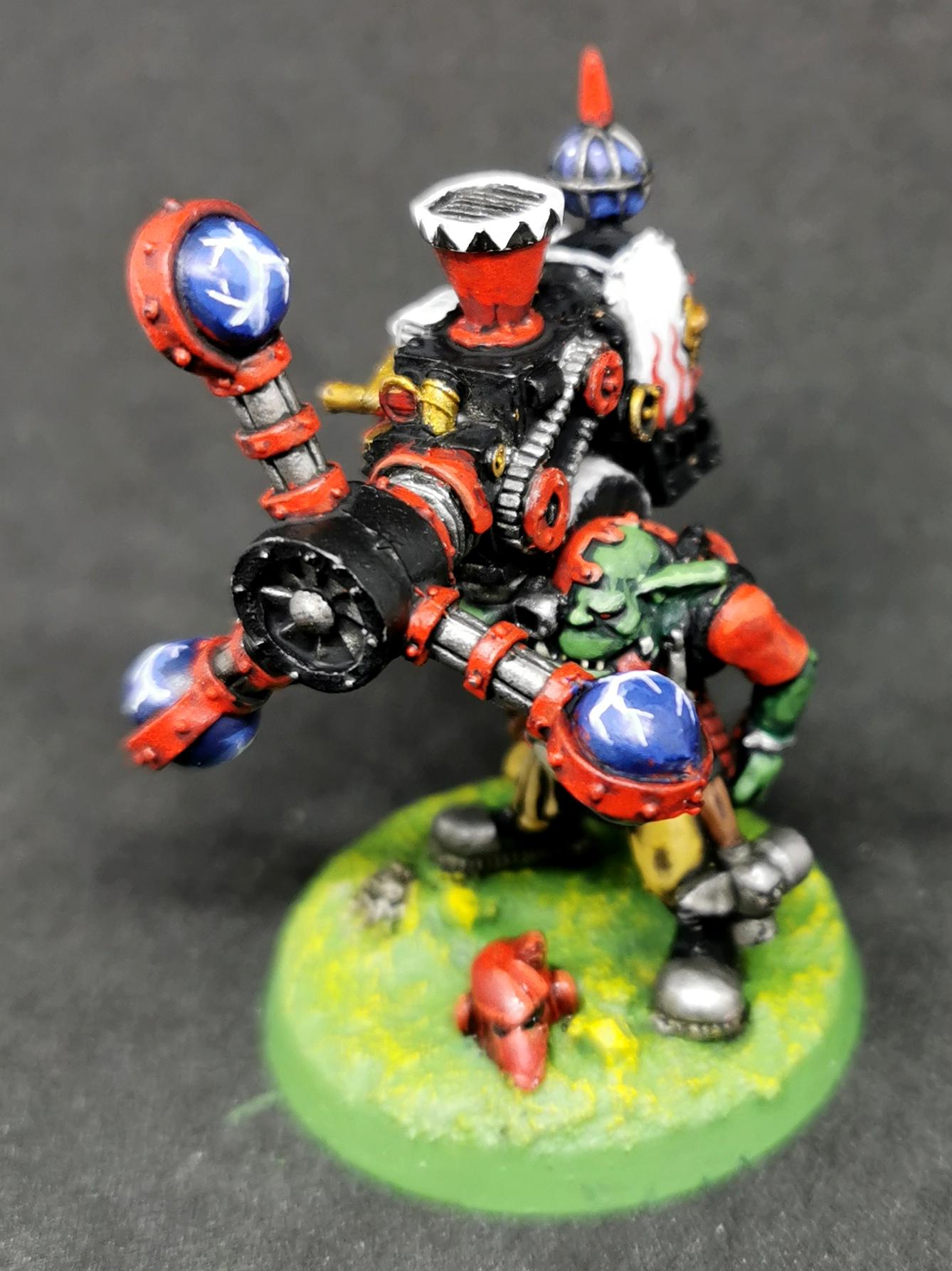 Big Mek with Shokk attack gun