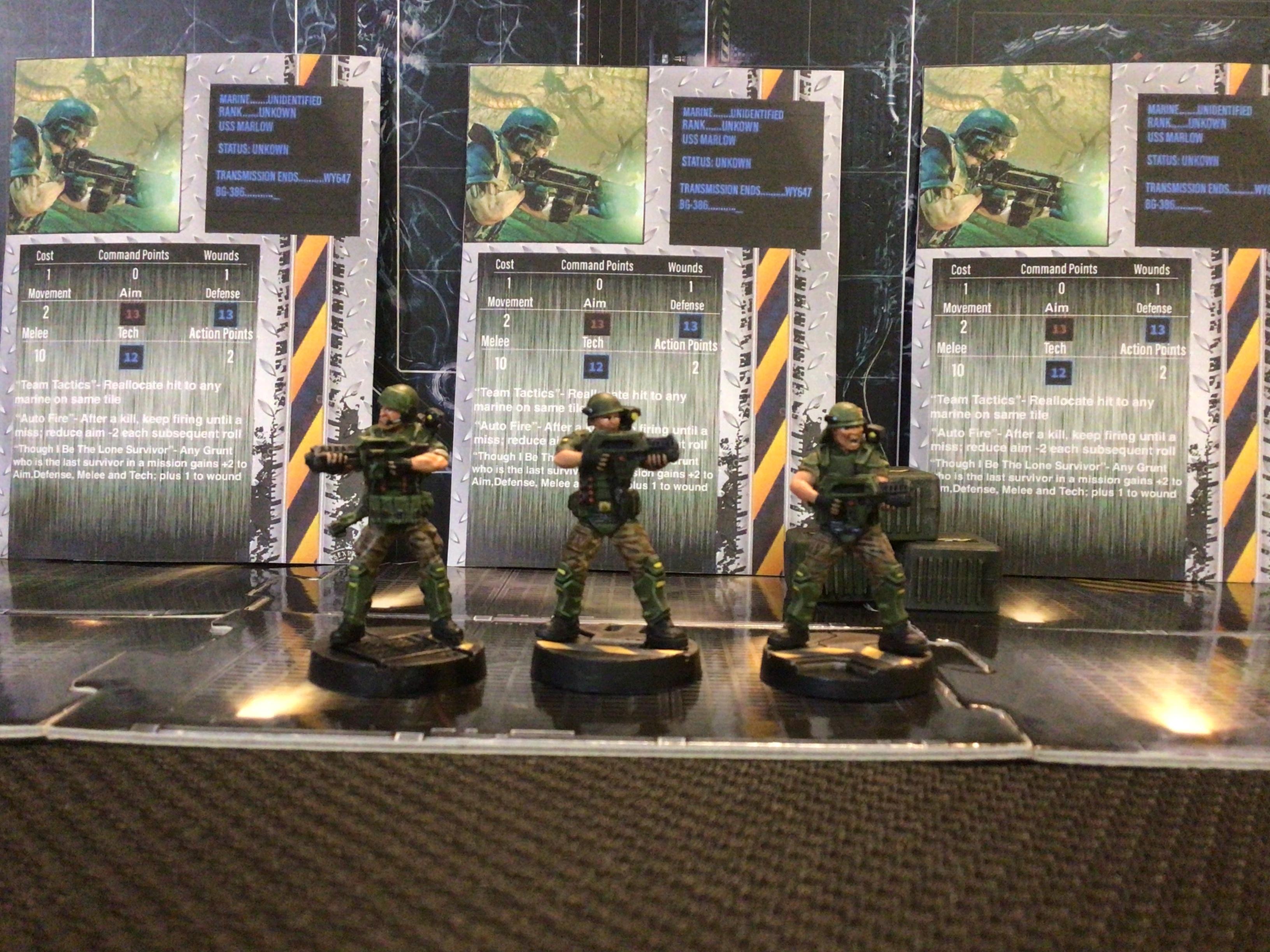 Avp Miniatures, Colonial Marine Miniatures, Predator, Uscm