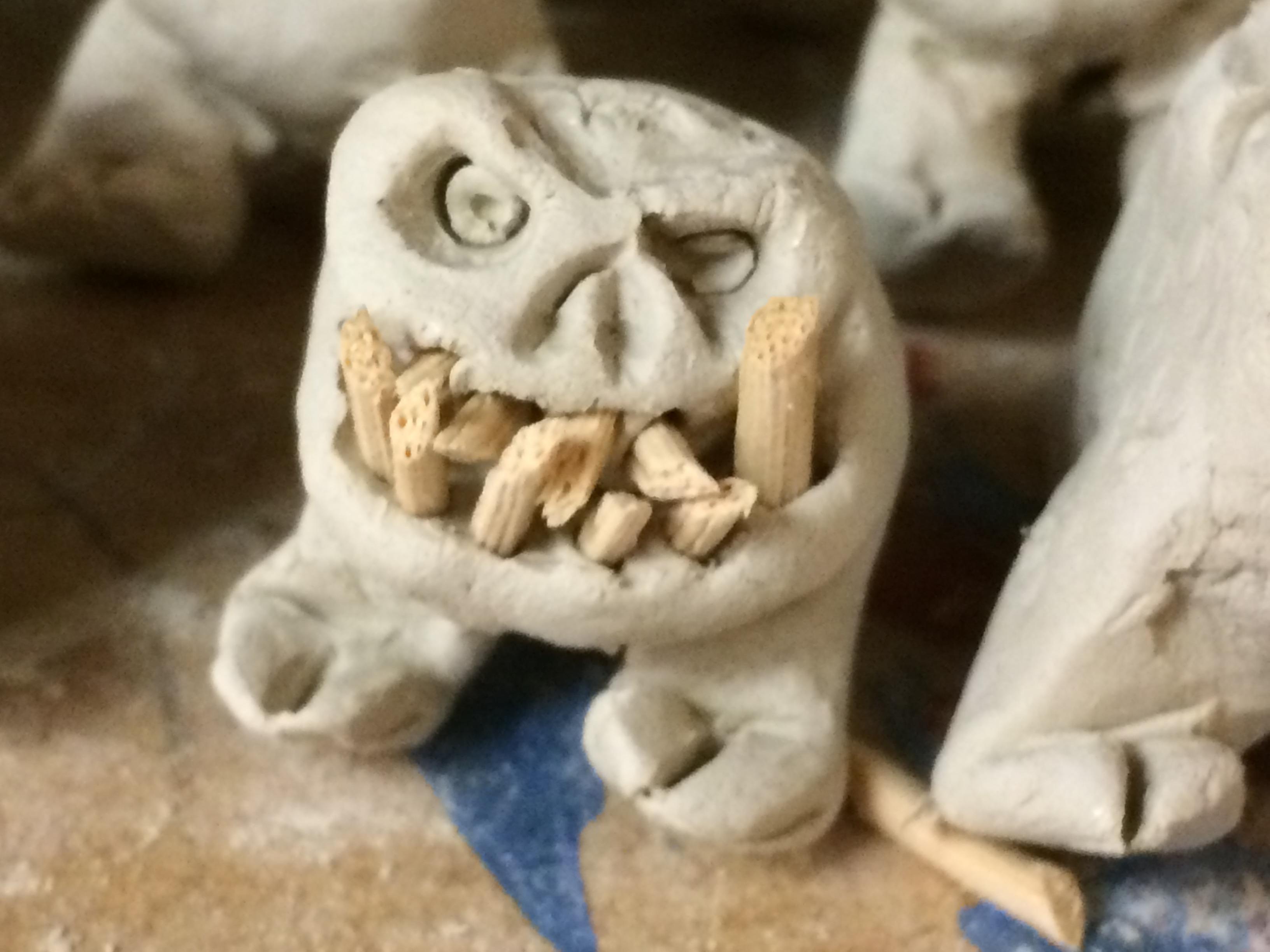 Hopper, Orks, Scratch Build, Sculpting, Squigs