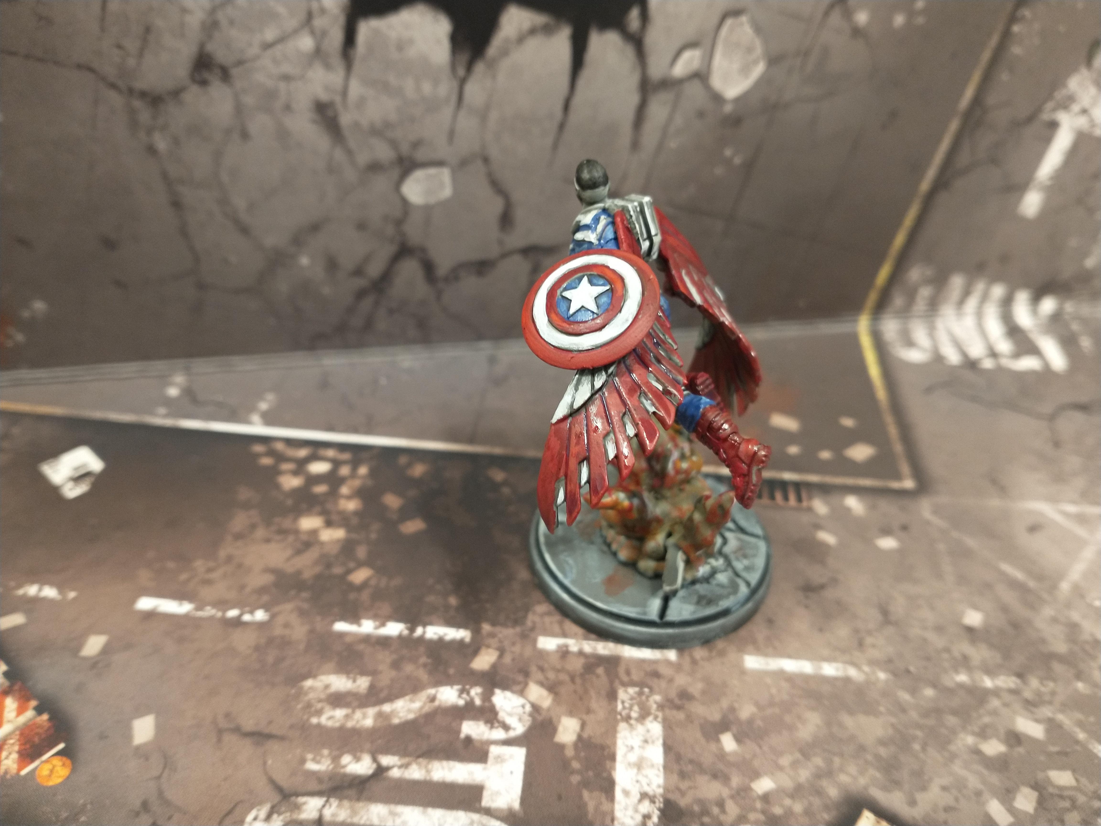 Sam Wilson Captain America side rear