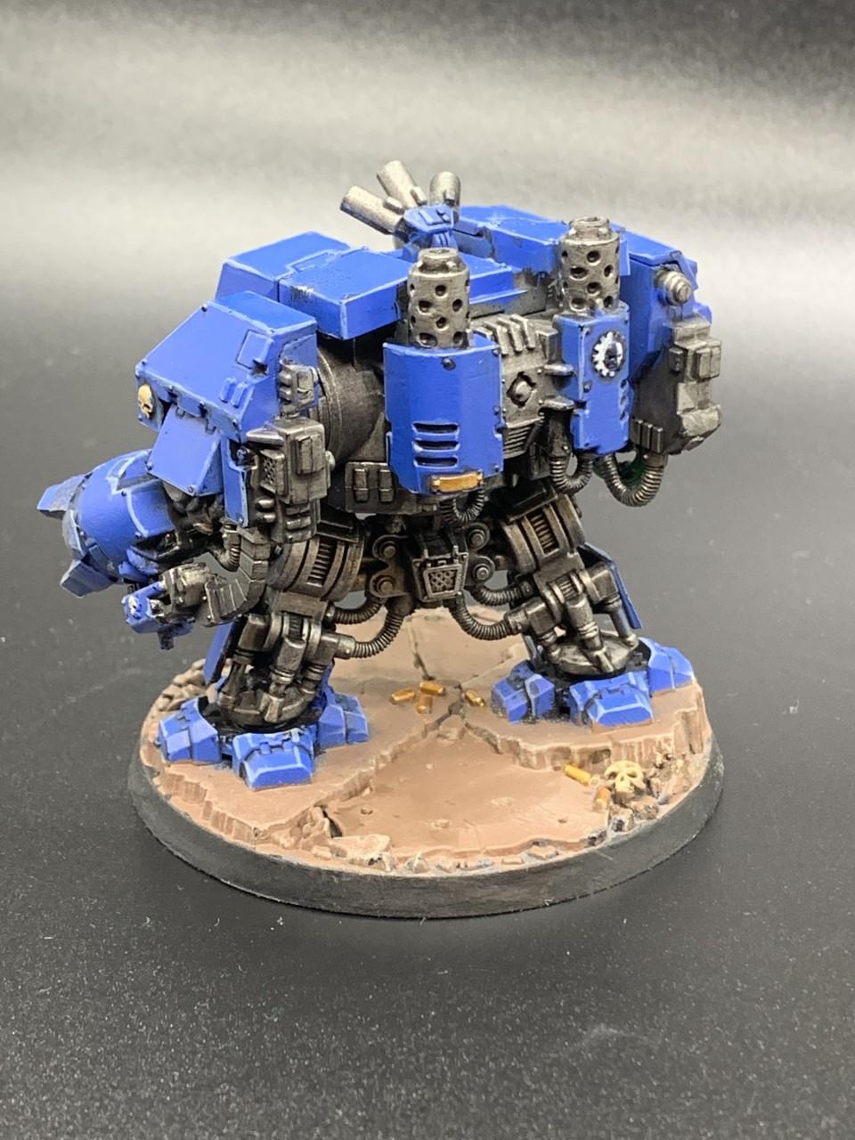 Dreadnought, Lascannon, Ultramarines, Warhammer 40,000, Warhammer Fantasy