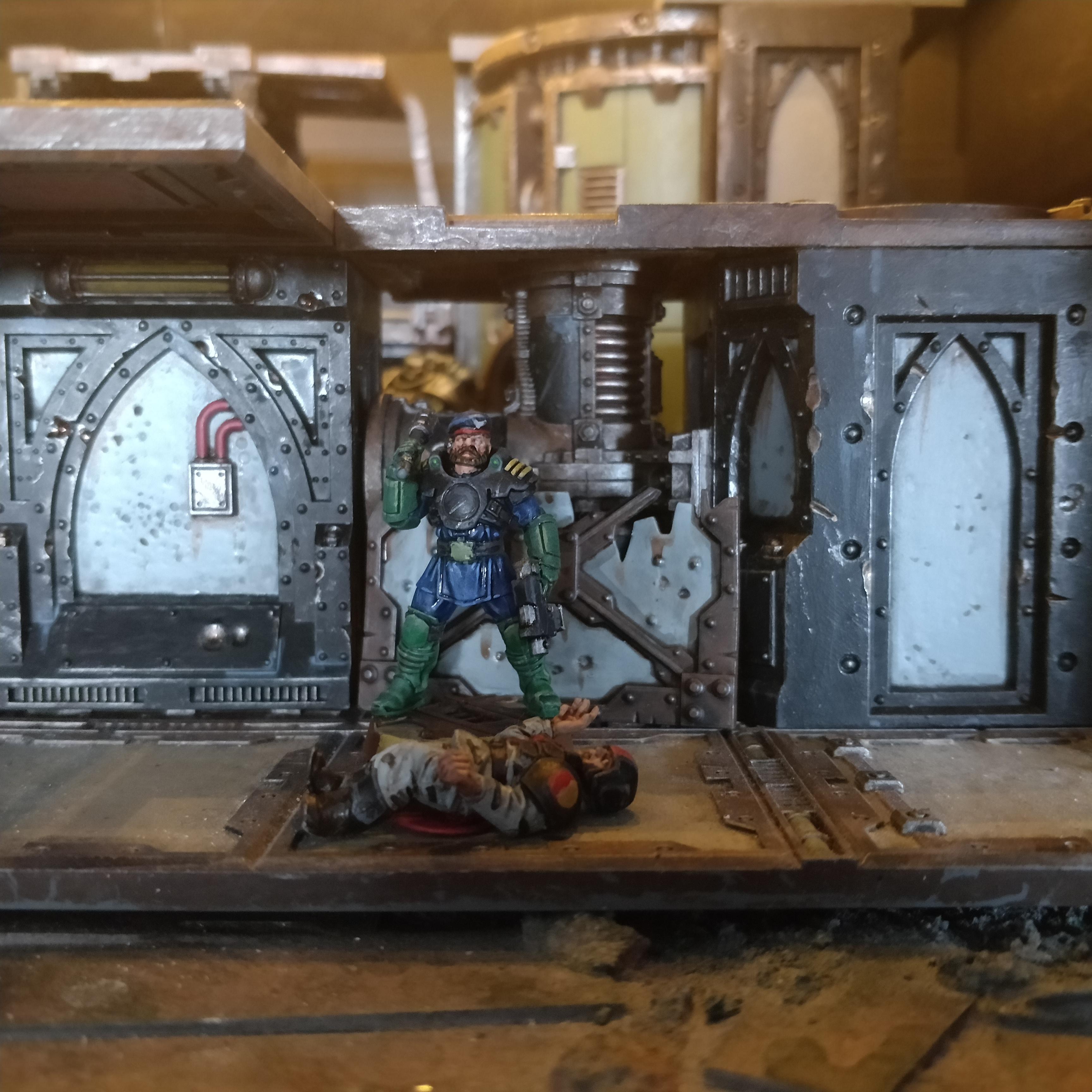 Enforcer, Injured, Judge, Mortalis, N17, Necromunda, Palinite, Warhammer 40,000, Zone
