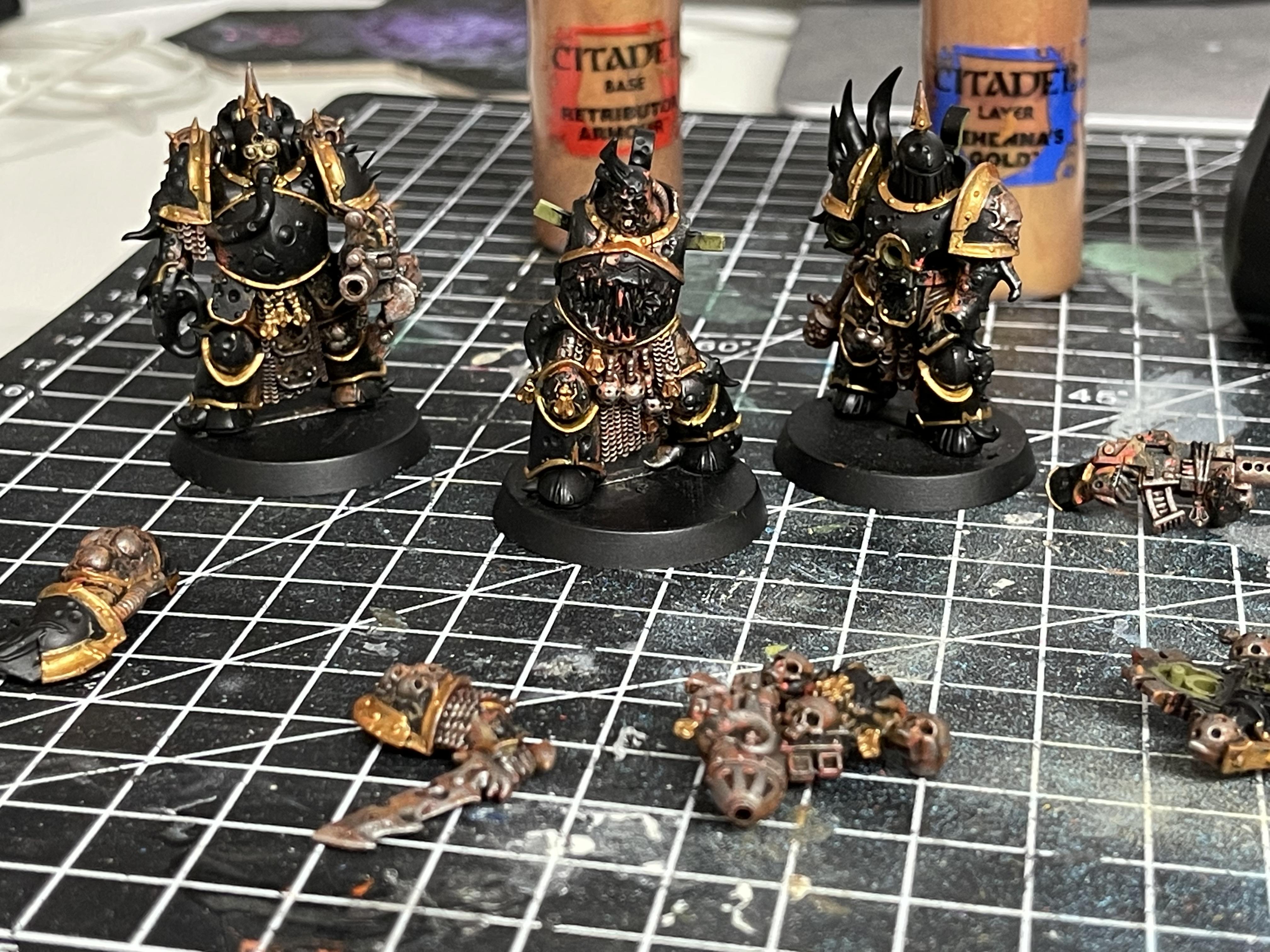 Black Legion, Blackstone Fortress, No Respite, Plague Marines, Warhammer 40,000, Warhammer Quest, Work In Progress