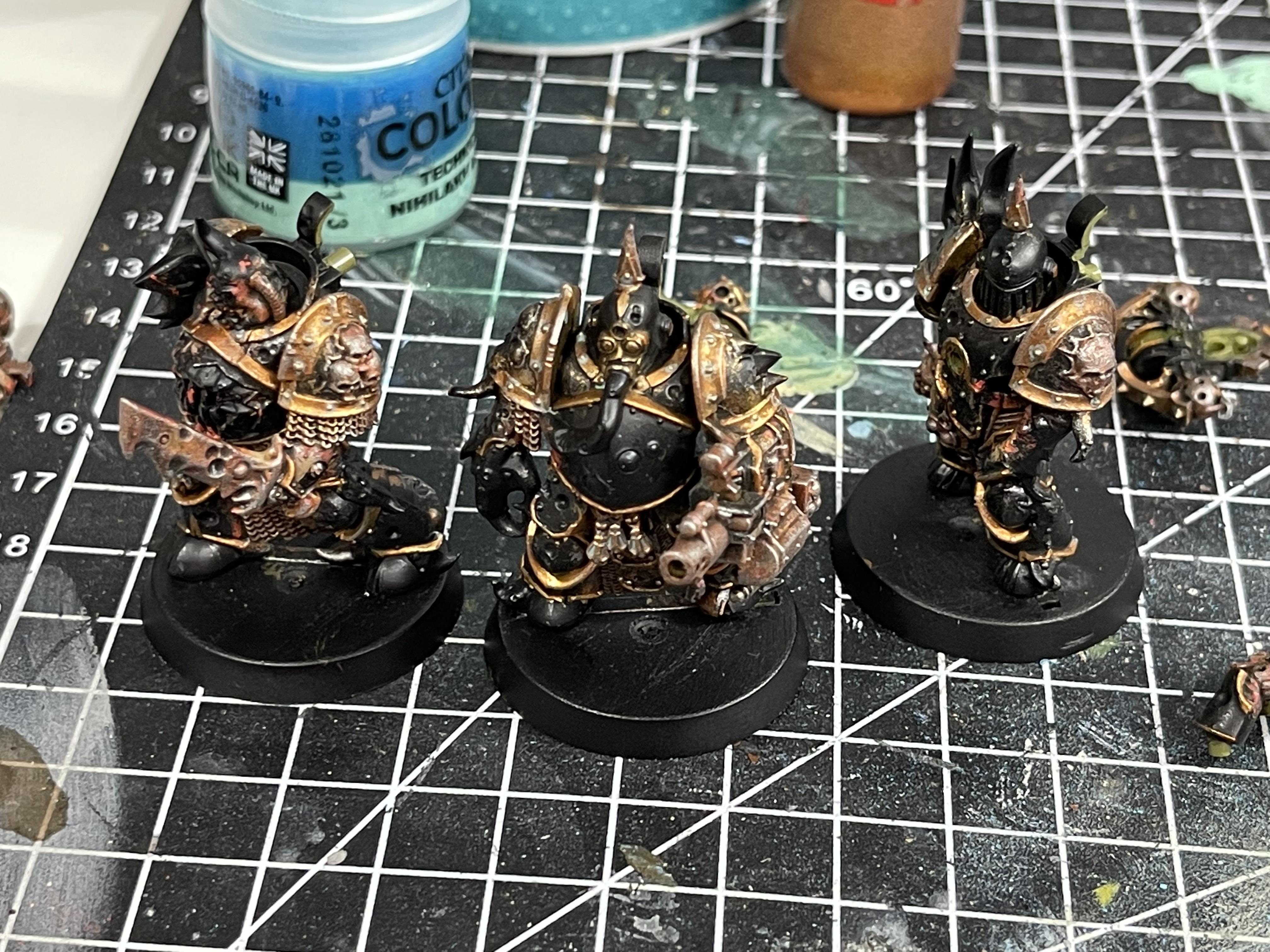 Black Legion, Blackstone Fortress, No Respite, Plague Marines, Warhammer 40,000, Warhammer Quest, Work In Progress