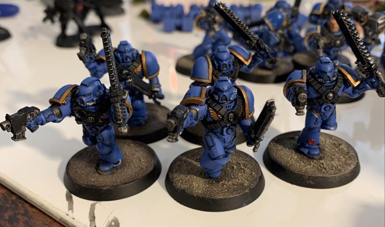 2nd Company, Assault Squad, Ultramarines, Work In Progress