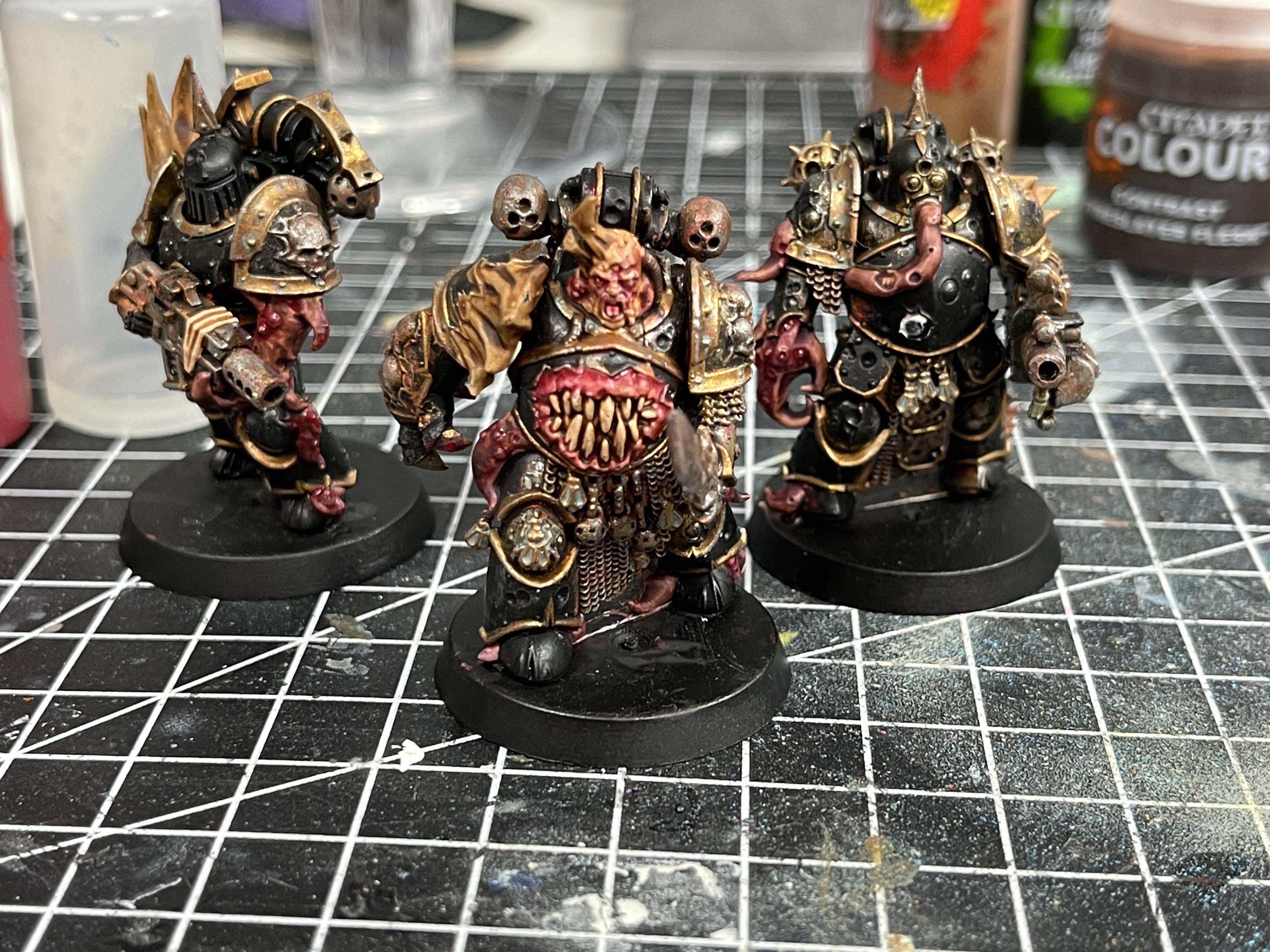 Black Legion, Blackstone Fortress, No Respite, Plague Marines, Warhammer 40,000, Warhammer Quest, Work In Progress