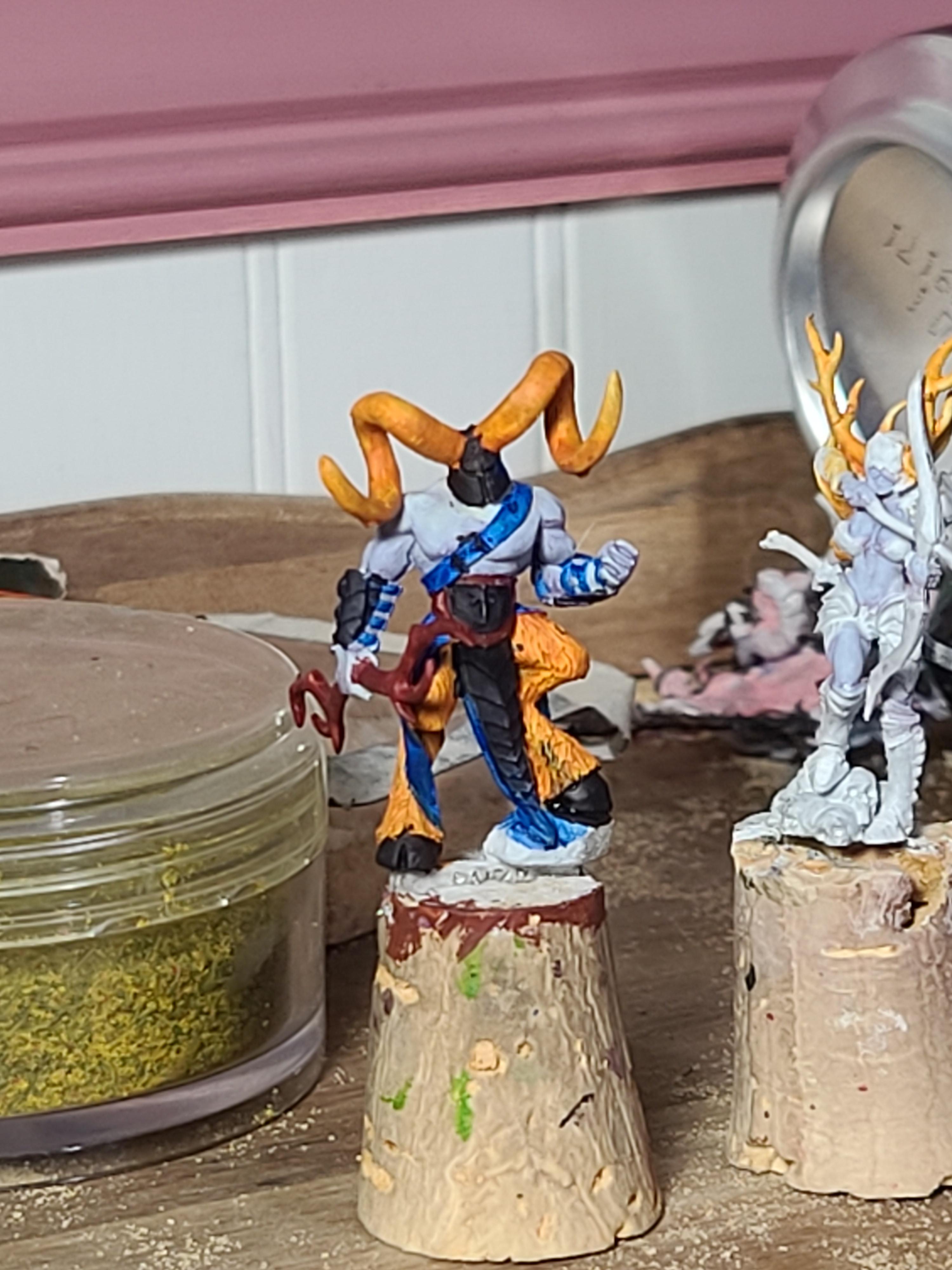 Bow, Horns, Reaper Miniatures, Satyr