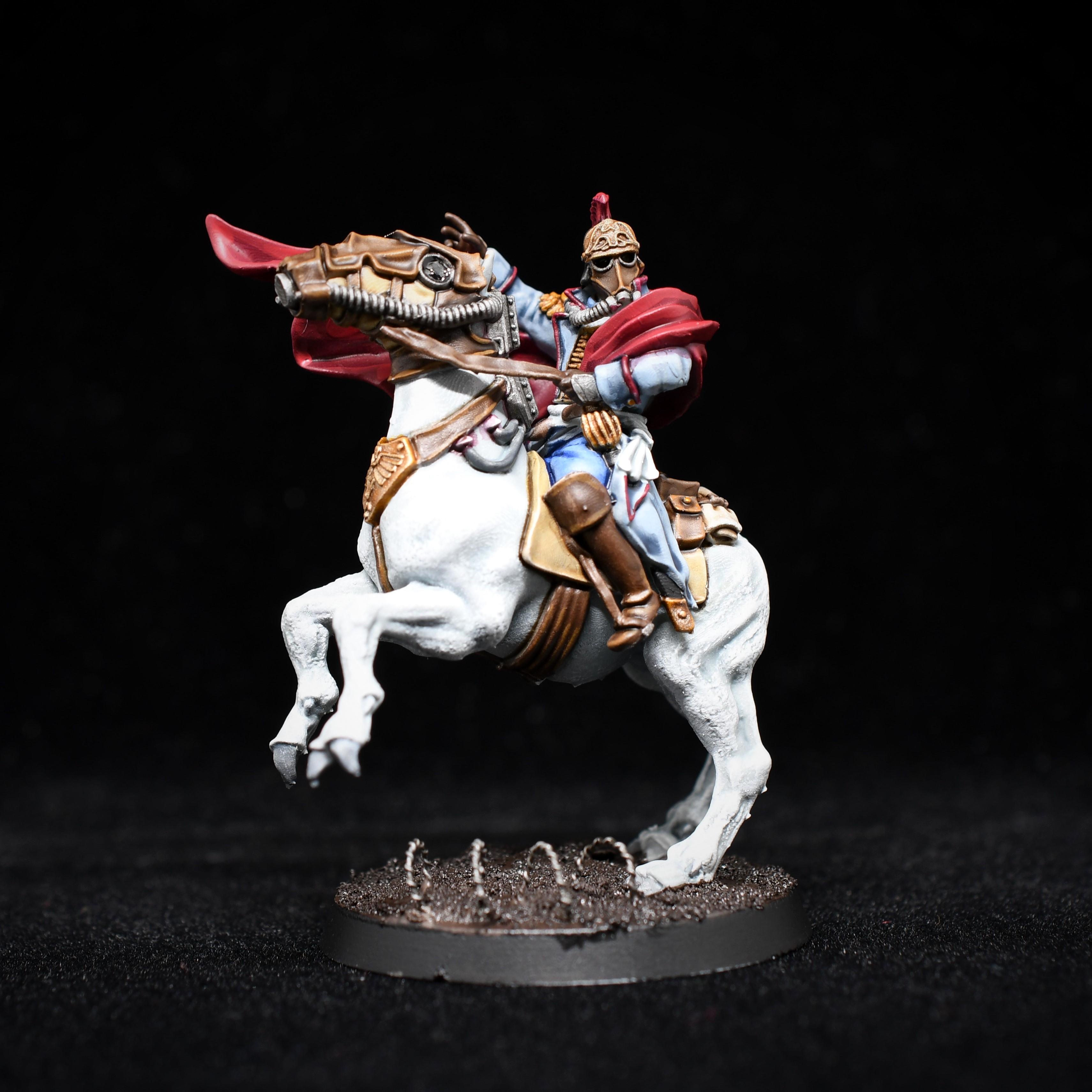 Astra Militarum, Death Korps of Krieg, Death Rider, Horse, Imperial Guard, Imperium, Rough Riders