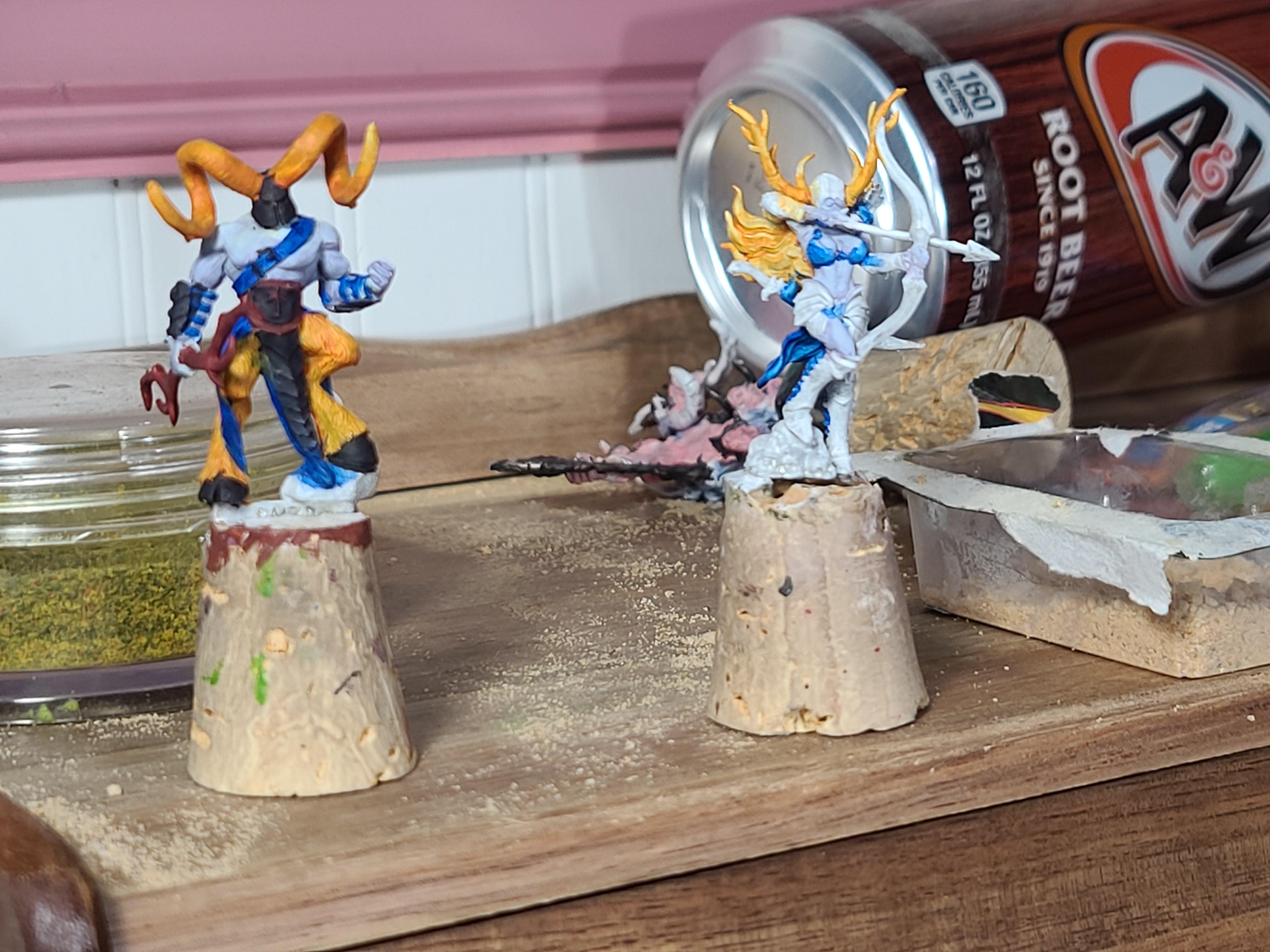 Bow, Horns, Mierce Miniatures, Reaper Miniatures, Scantily Clad